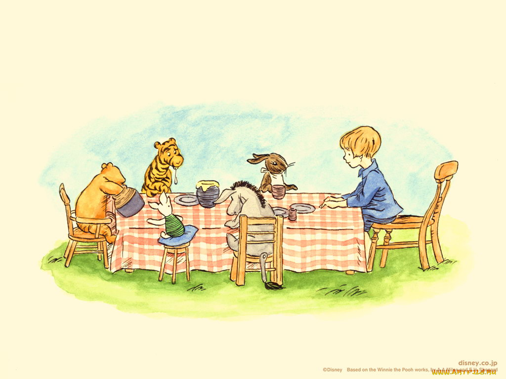 мультфильмы, winnie, the, pooh