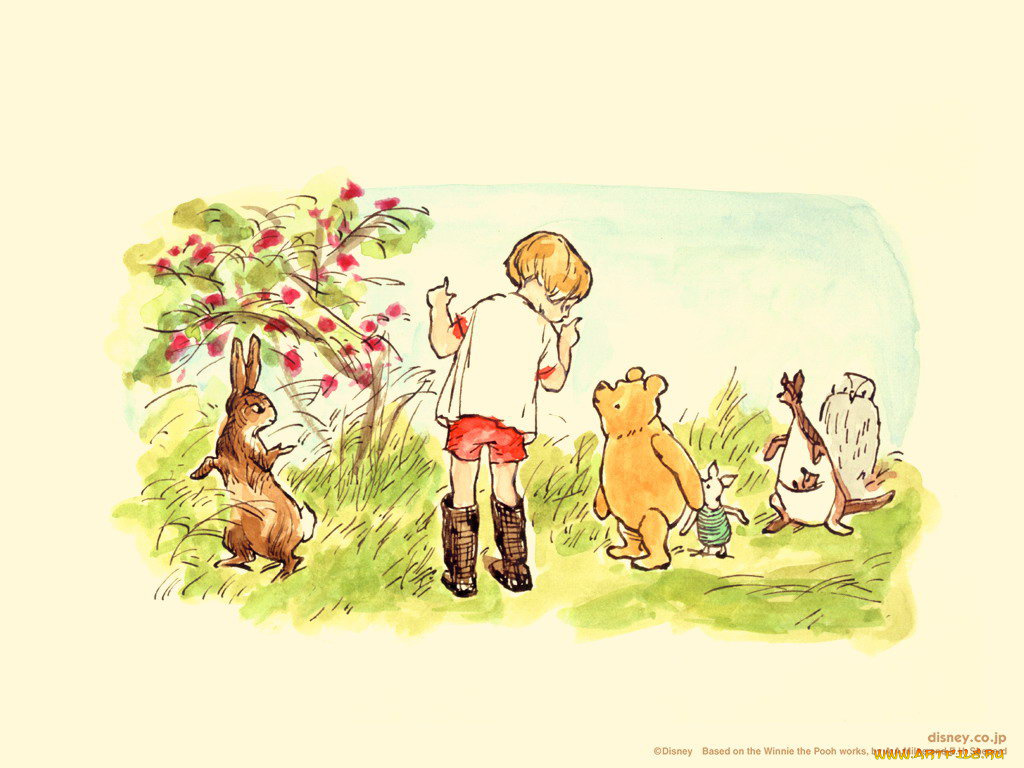 мультфильмы, winnie, the, pooh