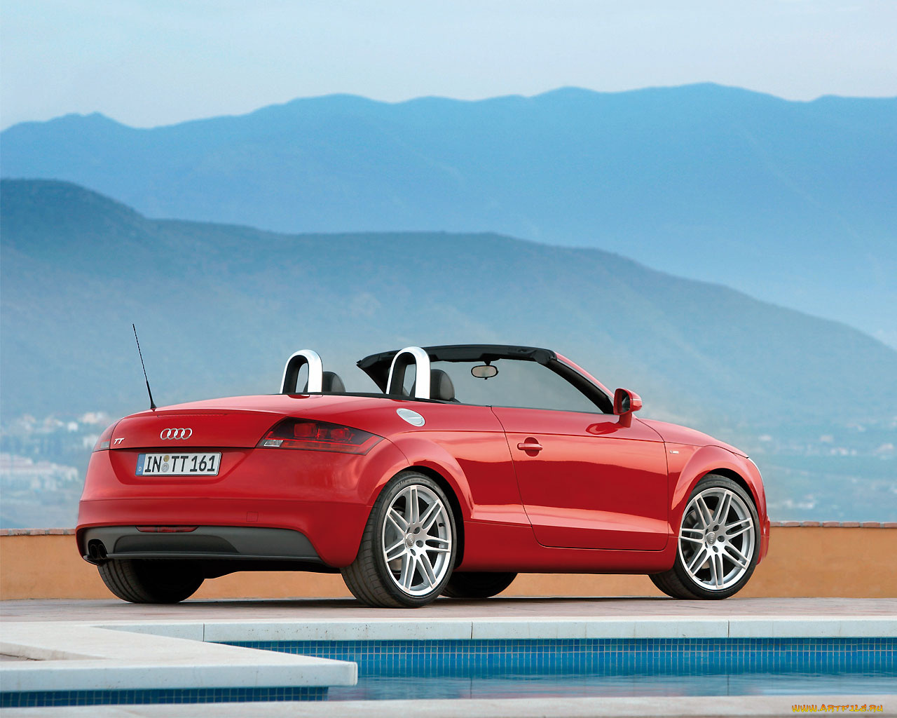 audi, tt, roadster, 2007, автомобили