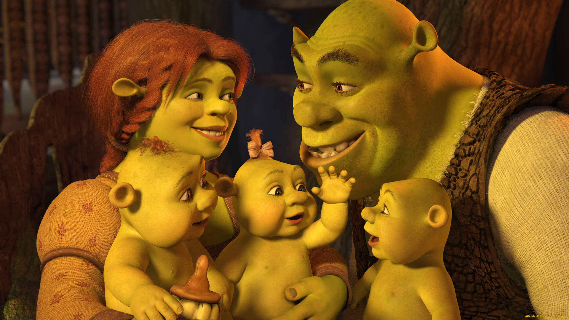 мультфильмы, shrek, the, third