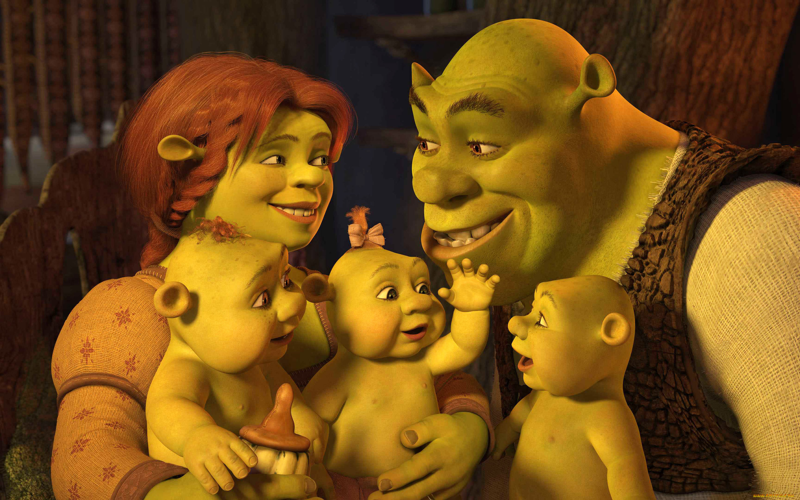 мультфильмы, shrek, the, third