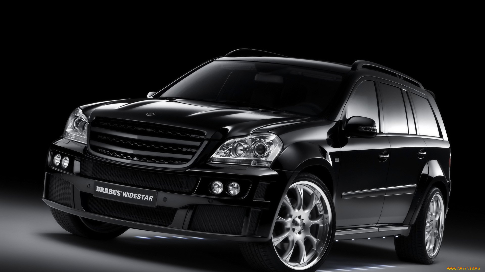 brabus, widestar, автомобили, джип, черный