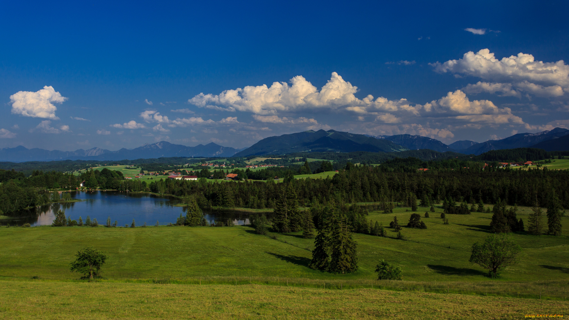 bavaria, , germany, природа, пейзажи, germany, бавария, германия, озеро, лес, пейзаж