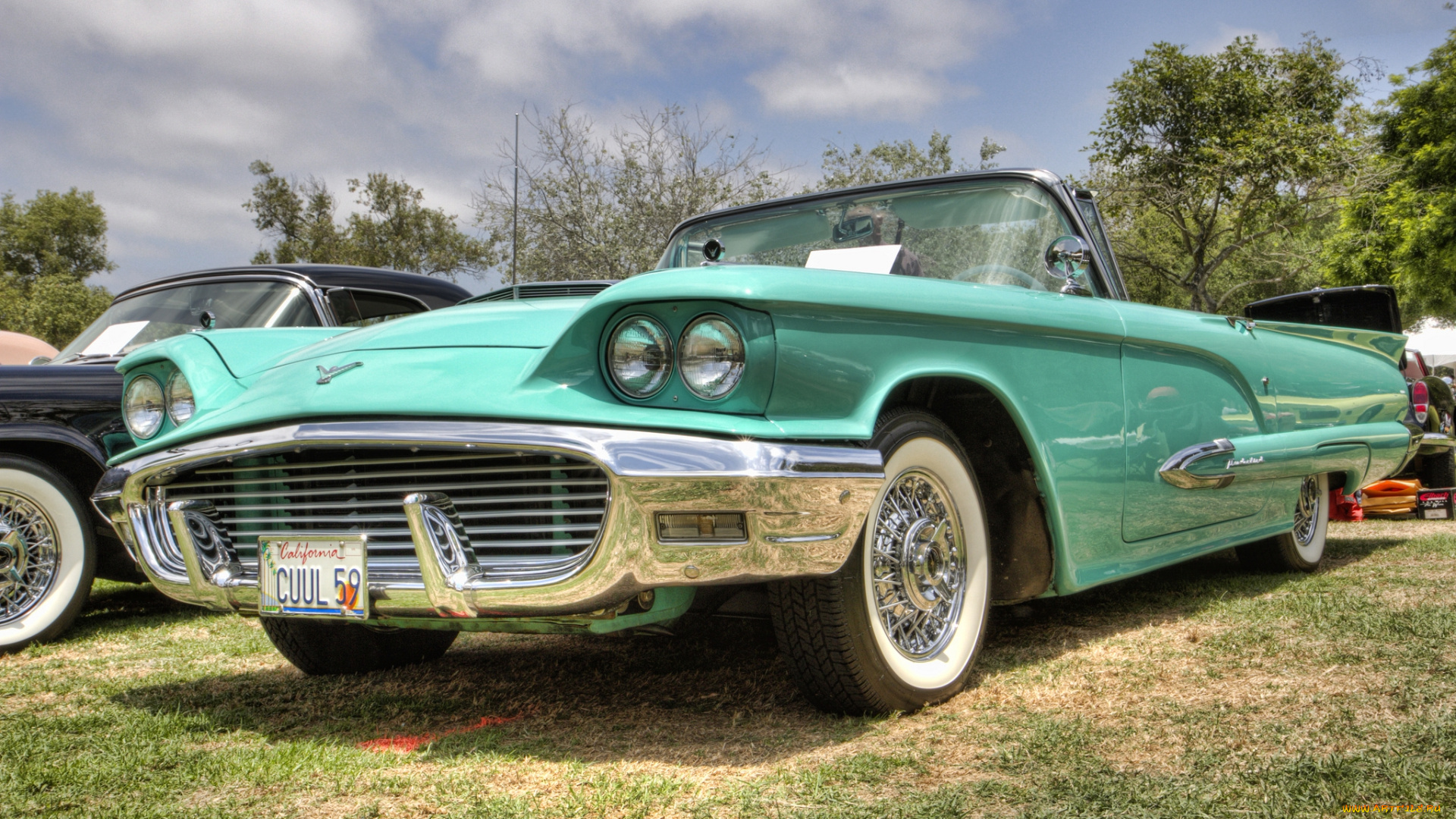 1959, ford, thunderbird, автомобили, выставки, и, уличные, фото, автошоу, выставка