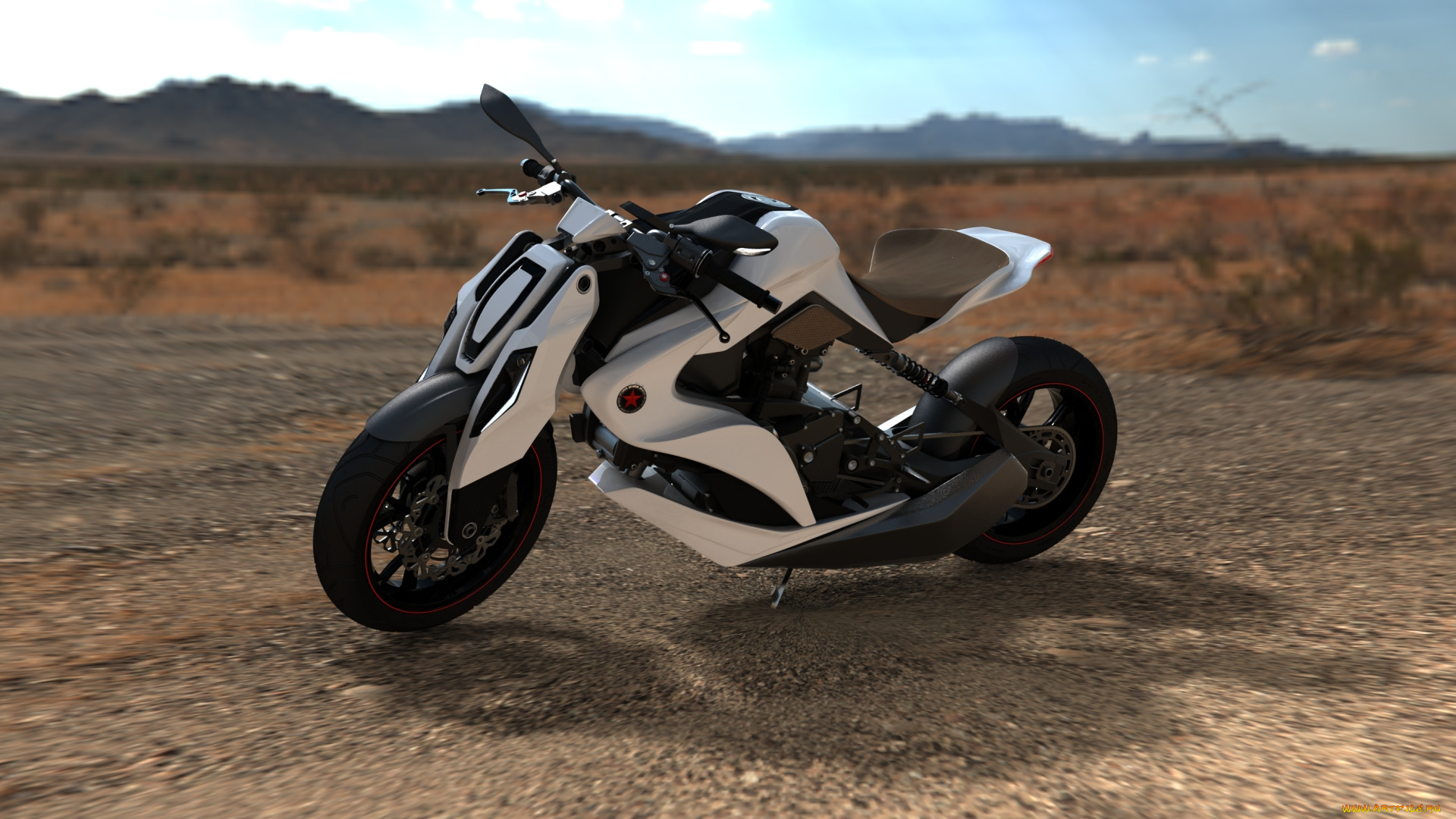 мотоциклы, 3d, концепт, izh, иж, 2012