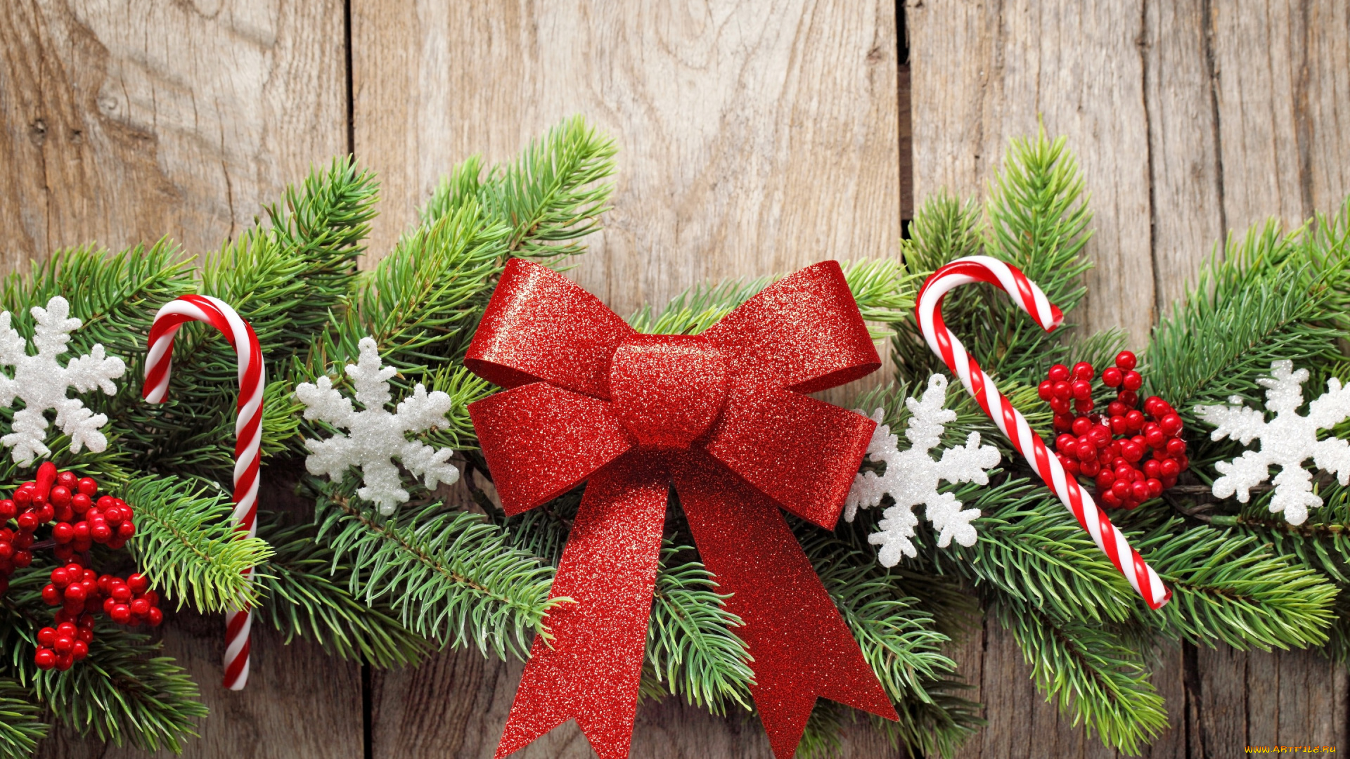 праздничные, украшения, decoration, wood, christmas, бант, ветки, новый, год, рождество, merry, елка, шары
