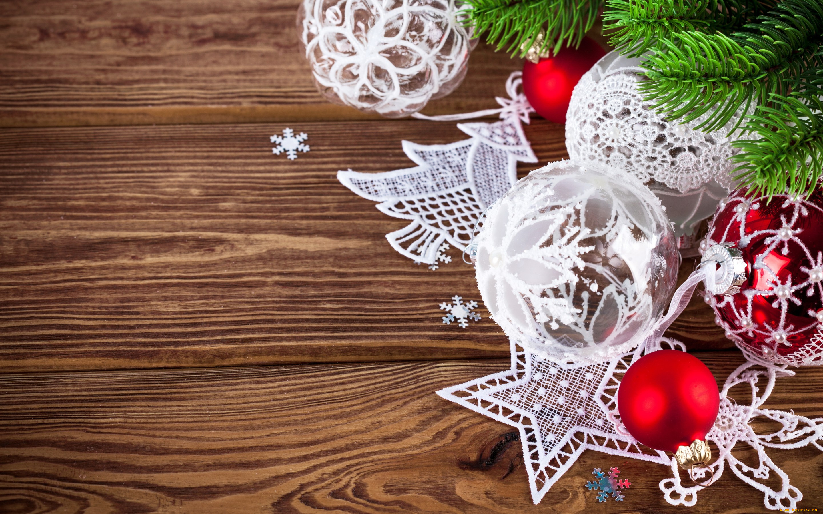 праздничные, шары, merry, рождество, новый, год, украшения, christmas, decoration, wood, елка, ветки