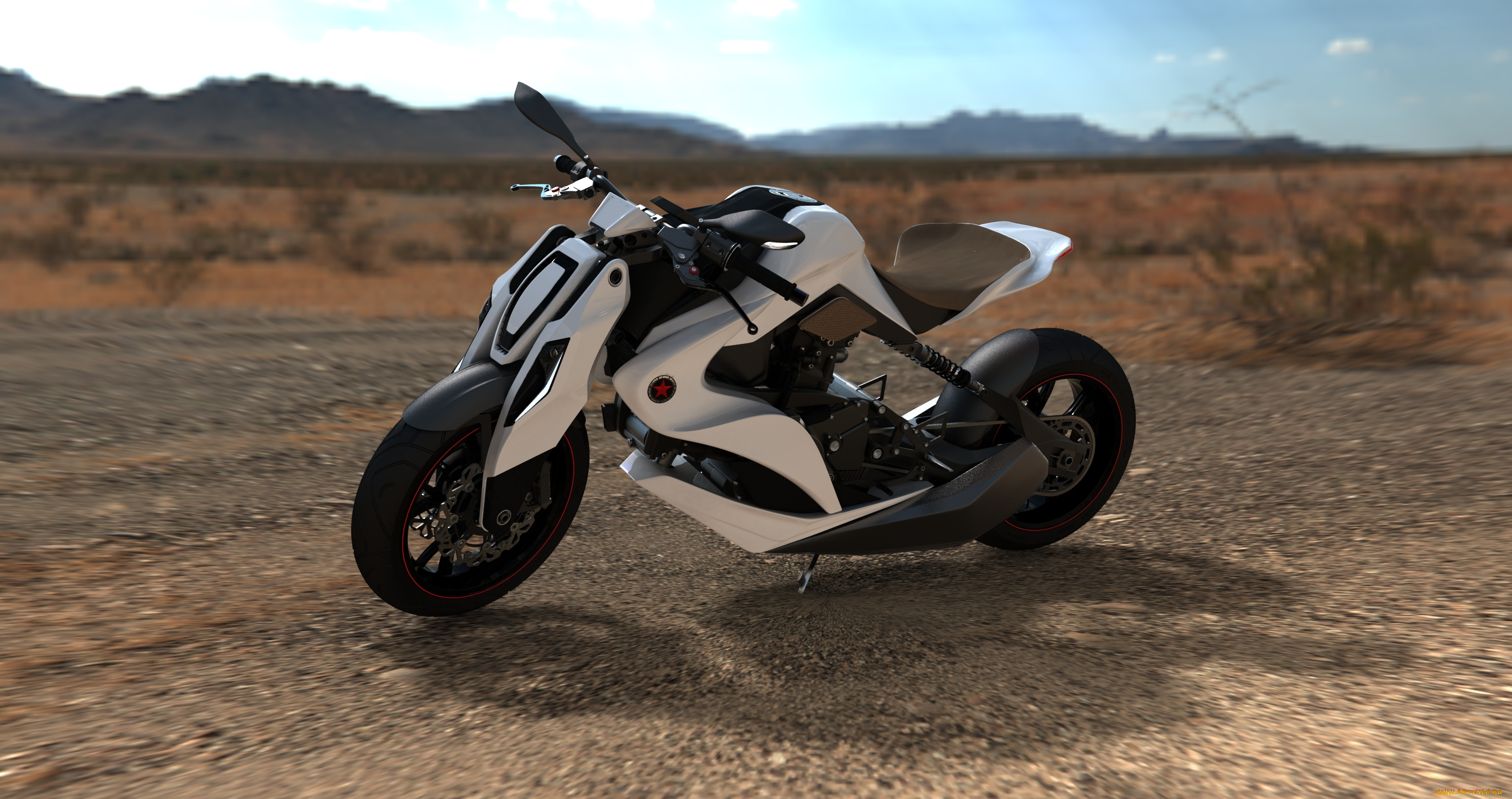 мотоциклы, 3d, концепт, izh, иж, 2012