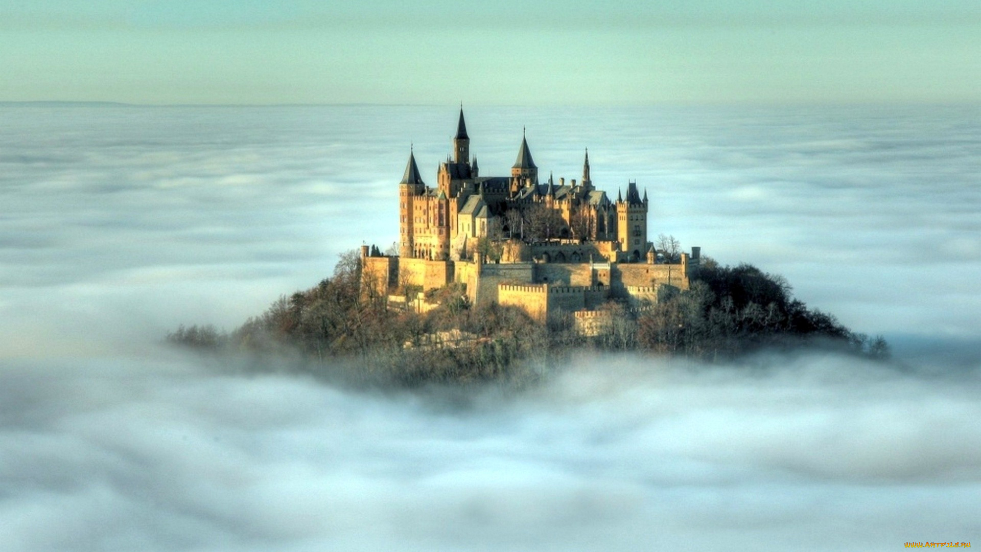 hohenzollern, castle, города, замки, германии, hohenzollern, castle