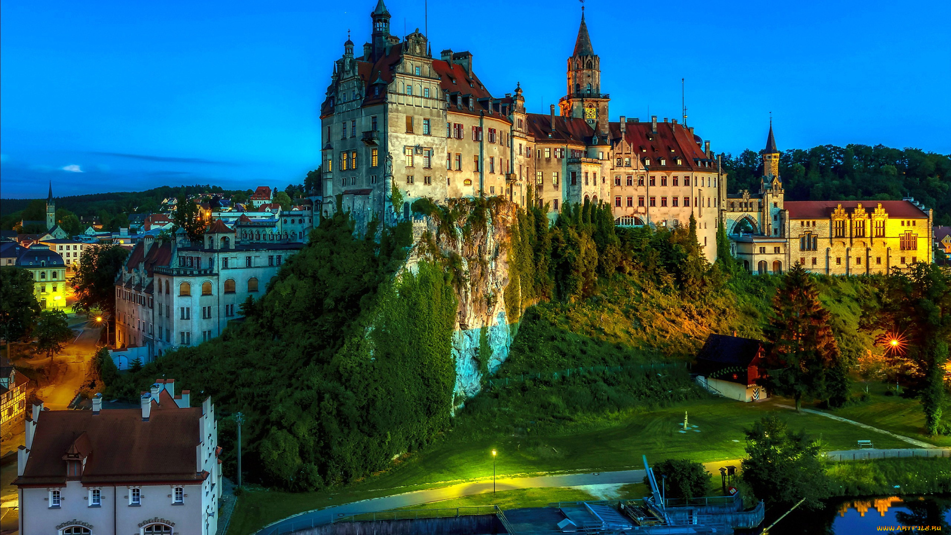 hohenzollern, castle, города, замки, германии, hohenzollern, castle