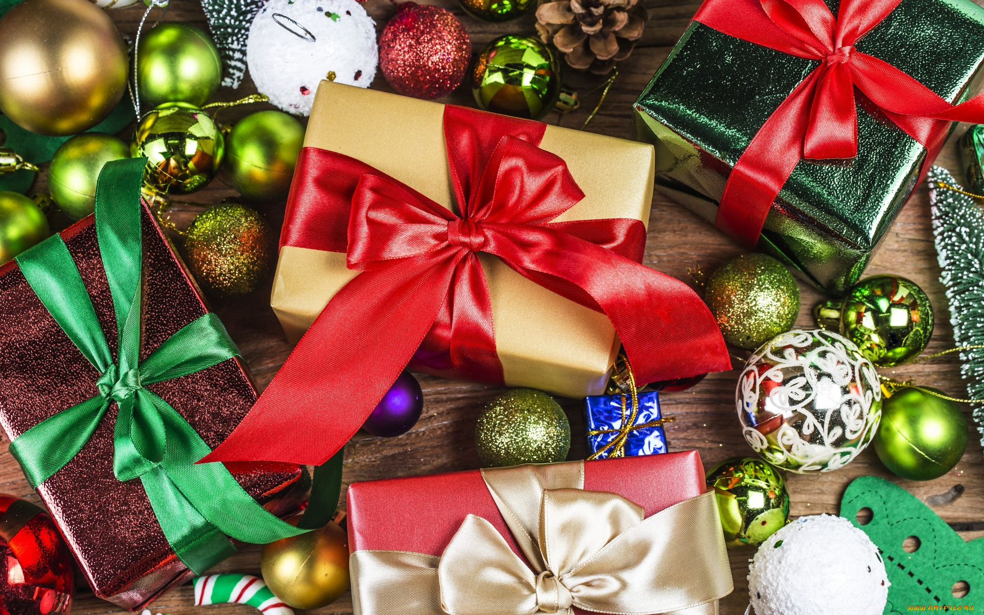 праздничные, подарки, и, коробочки, праздник, бант, подарок, игрушки, декор, украшения, новый, год