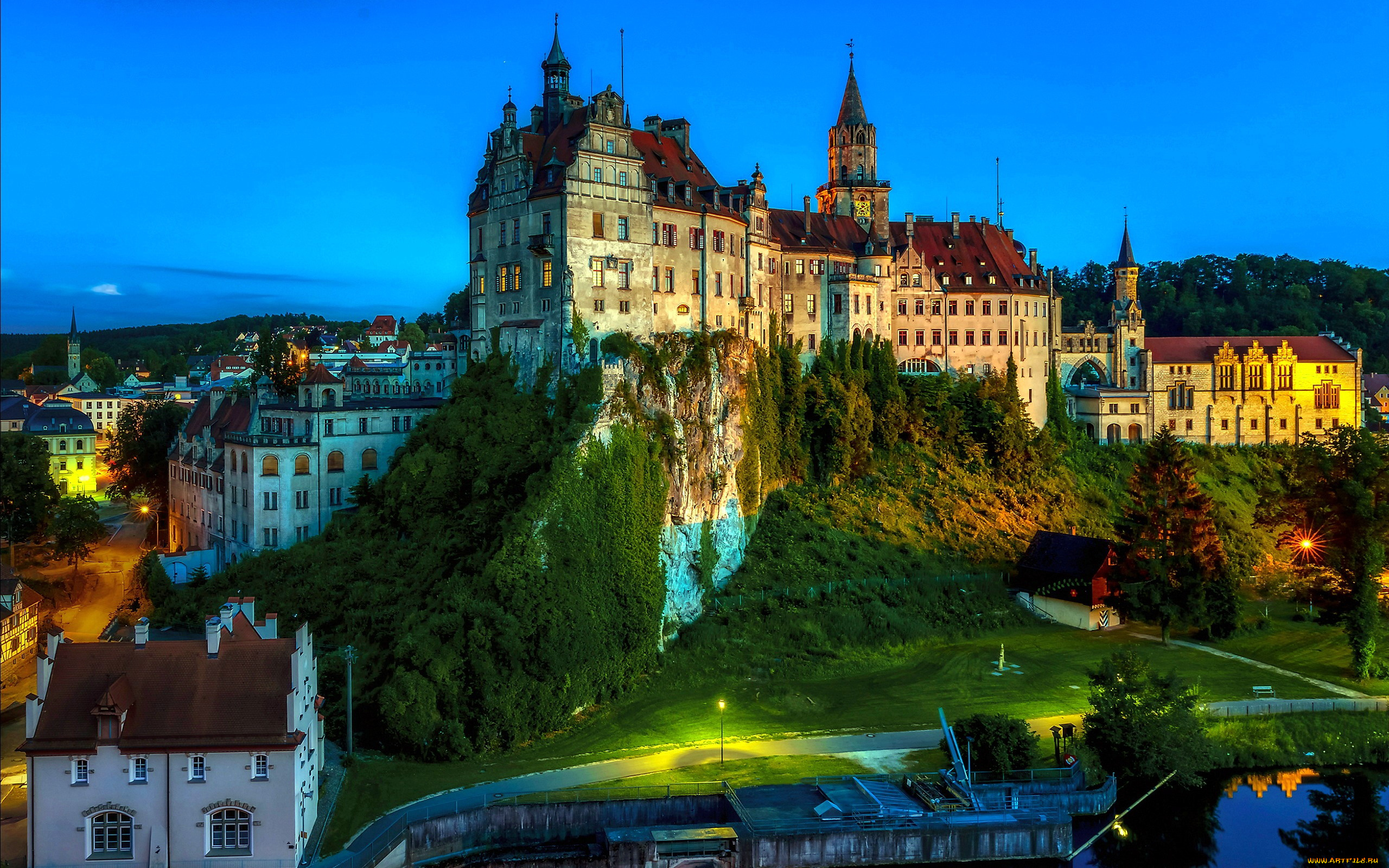 hohenzollern, castle, города, замки, германии, hohenzollern, castle