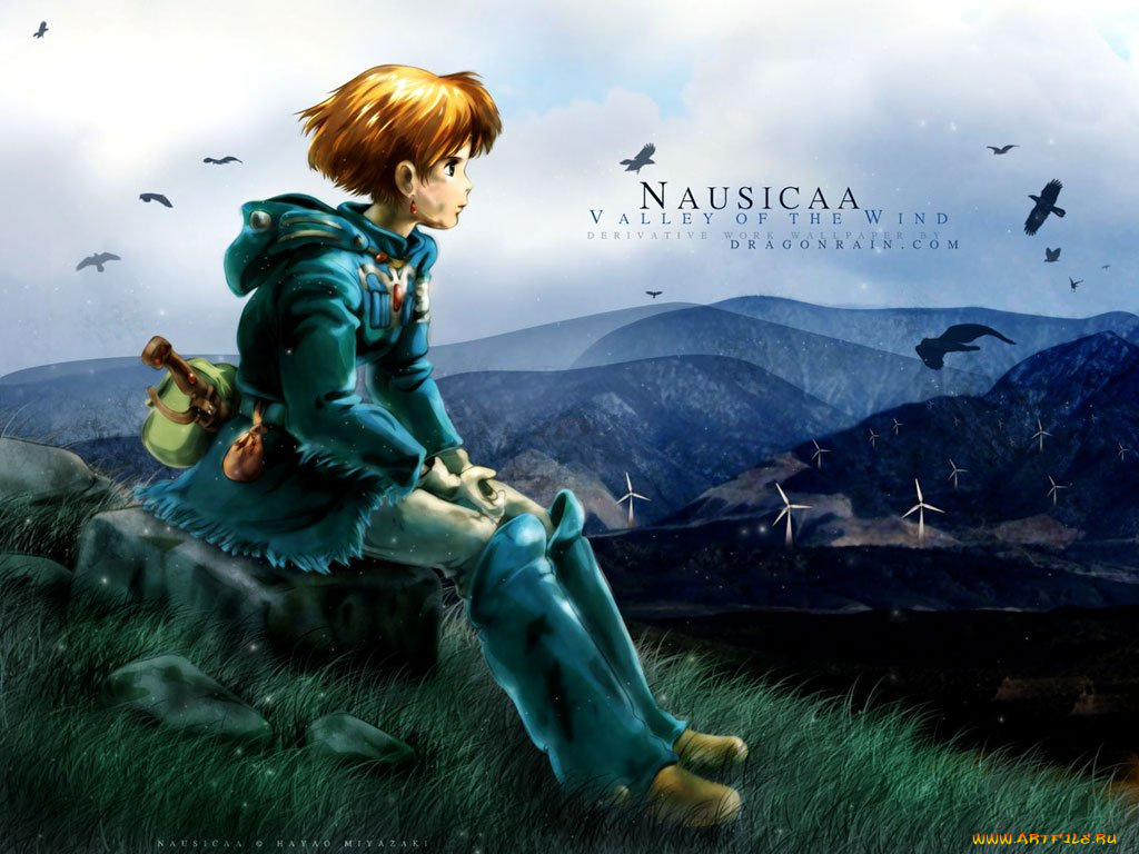 аниме, nausicaa, of, the, valley, wind
