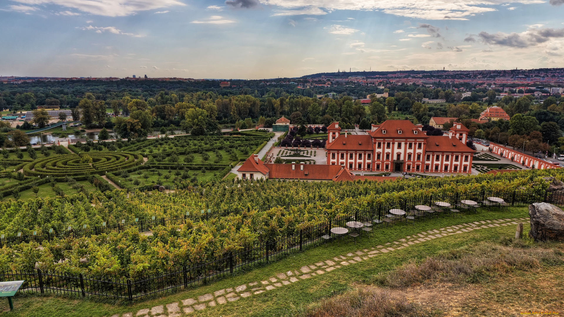 botanical, garden, prague, czech, republic, города, прага, Чехия, пейзаж, ботанический, сад