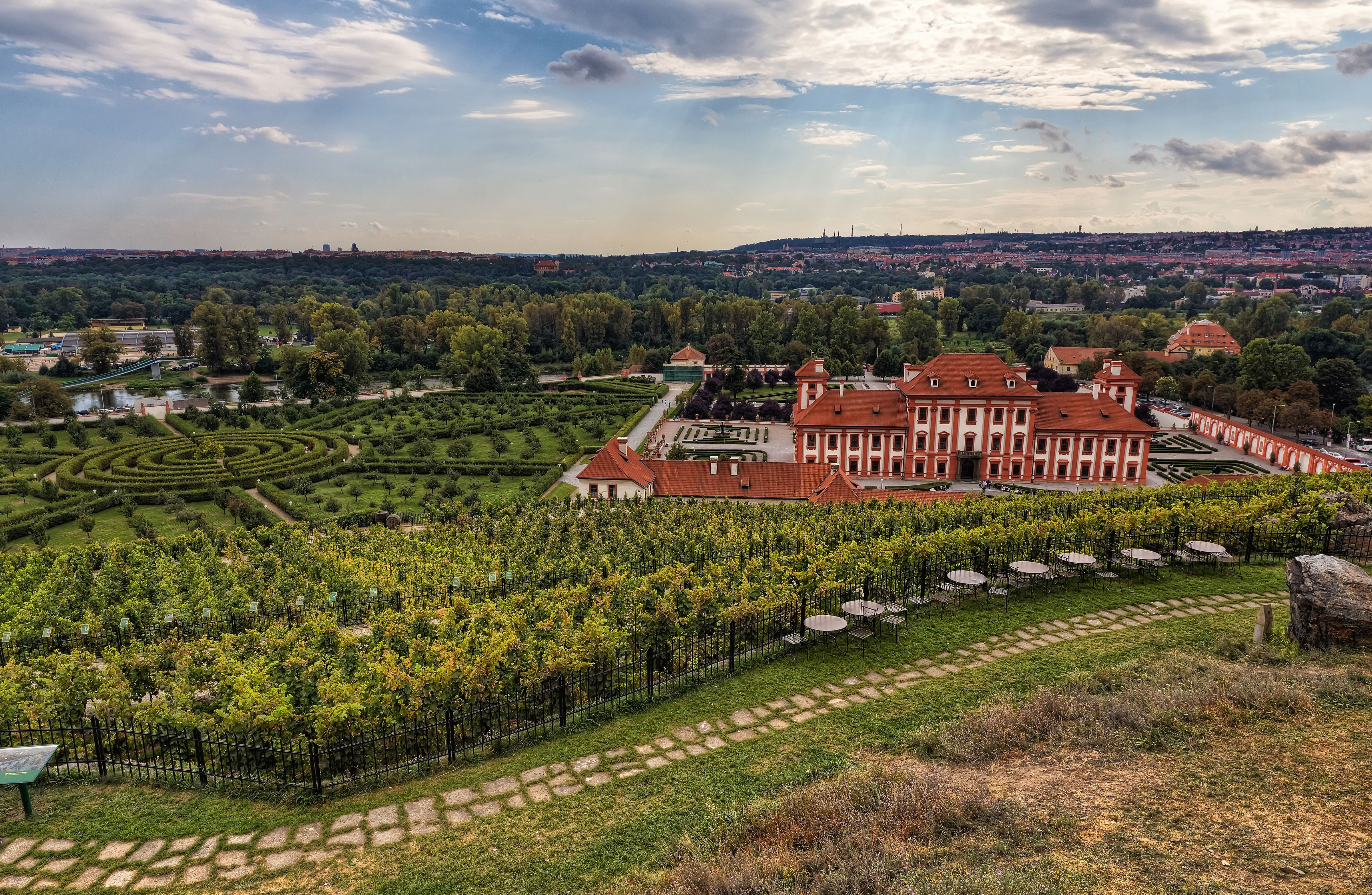 botanical, garden, prague, czech, republic, города, прага, Чехия, пейзаж, ботанический, сад