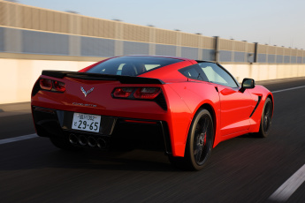 Картинка автомобили corvette красный 2013г с7 jp-spec coupe stingray