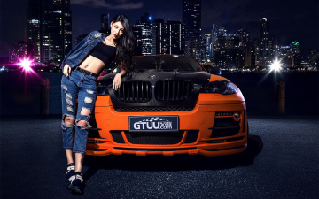 Картинка автомобили -авто+с+девушками девушка взгляд фон автомобиль азиатка