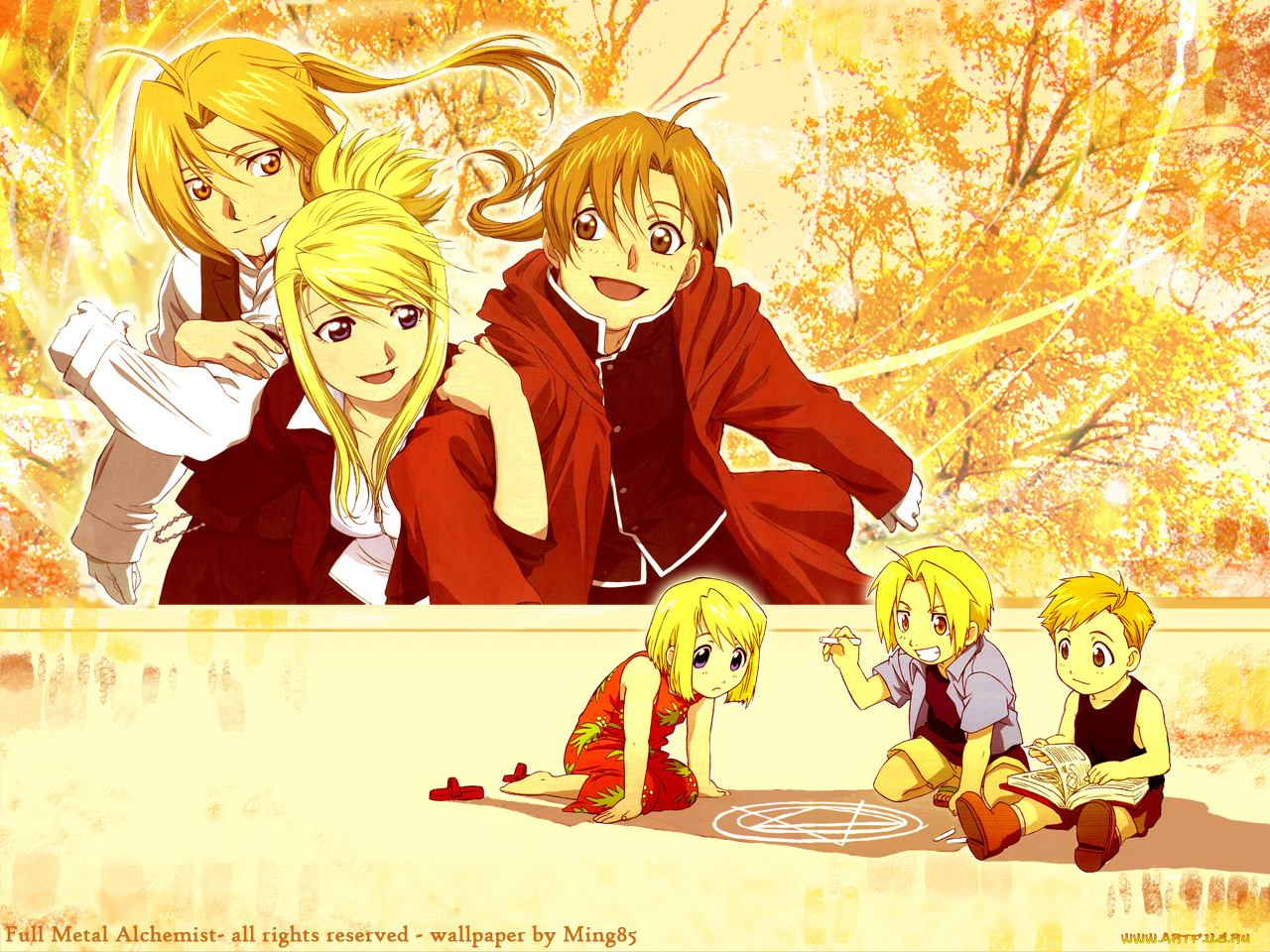 аниме, fullmetal, alchemist