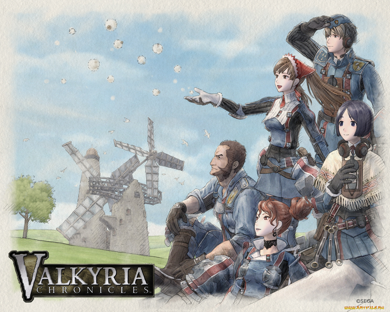 видео, игры, valkyria, chronicles