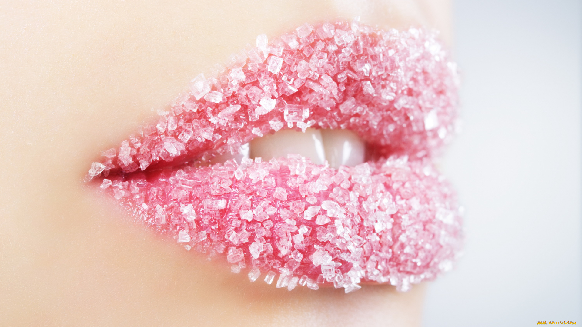 разное, губы, розовый, кристаллы