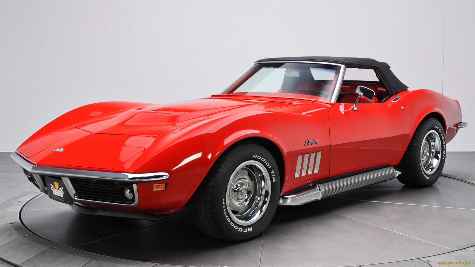 corvette, stingray, l46-350, convertible, 1969, автомобили, corvette, stingray, convertible, l46-350, 1969