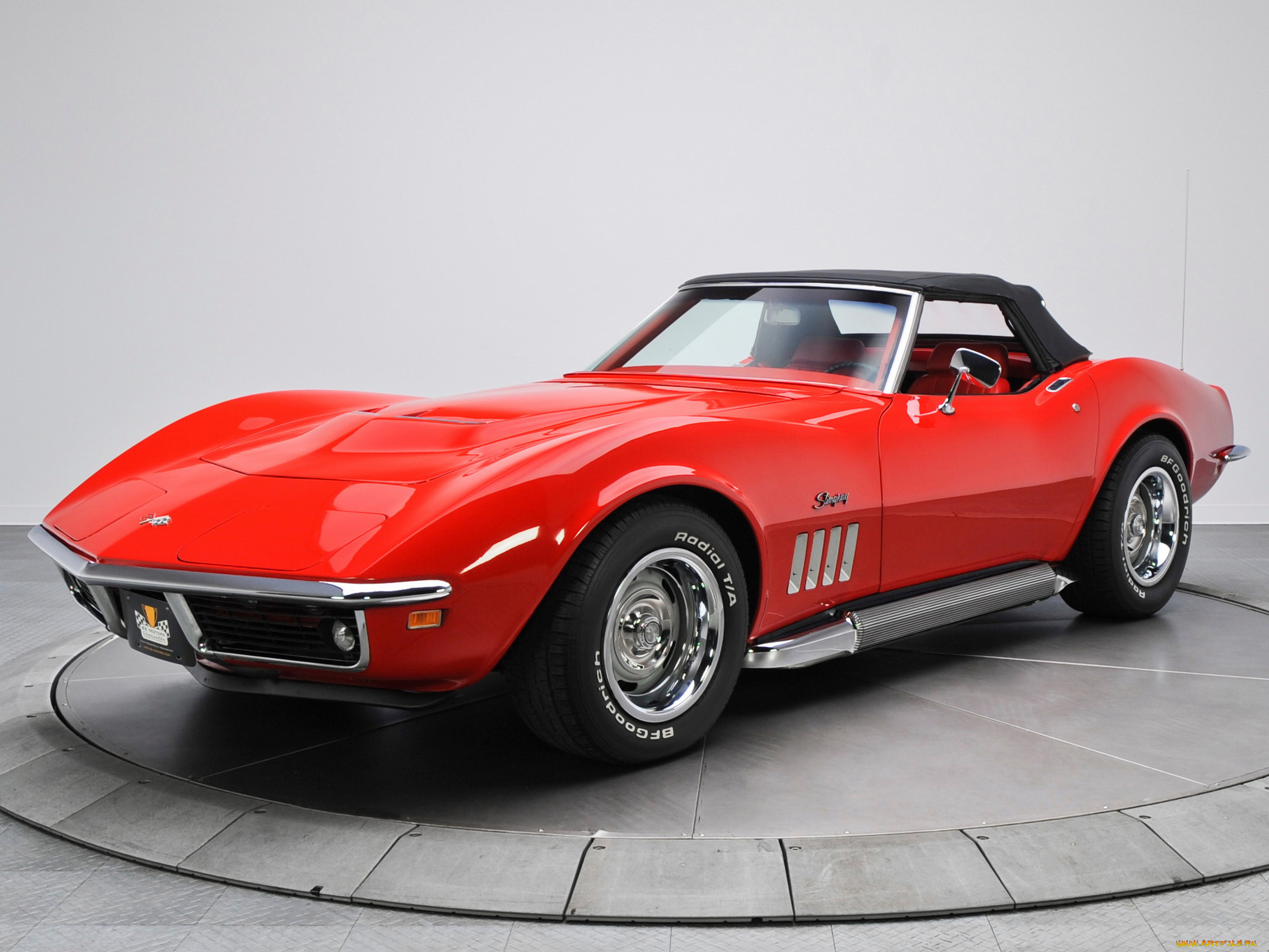corvette, stingray, l46-350, convertible, 1969, автомобили, corvette, stingray, convertible, l46-350, 1969