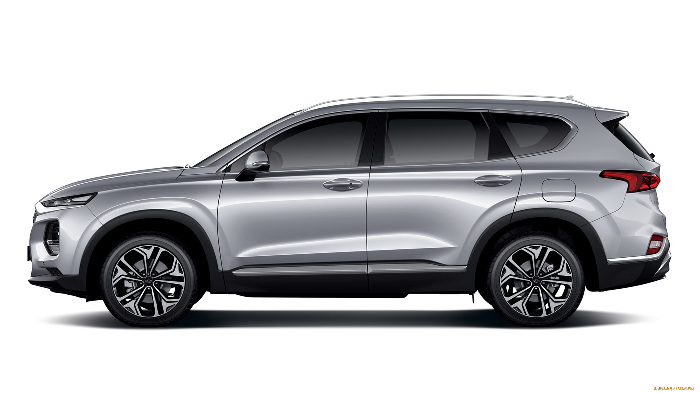 hyundai, santa, fe, 2019, автомобили, hyundai, santa, fe, металлик, серый, crossover, 2019