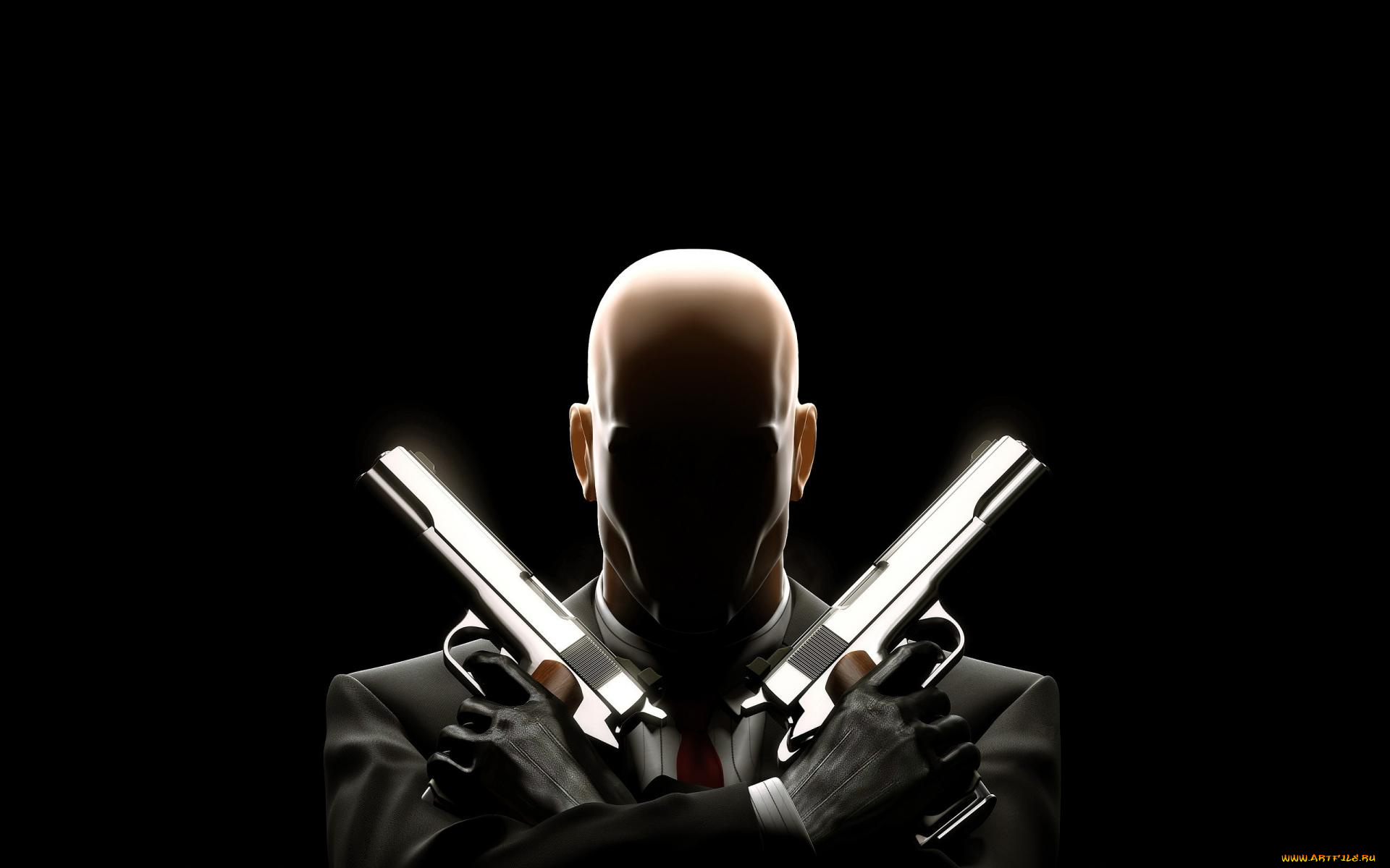 видео, игры, hitman, , absolution, киллер, пистолеты