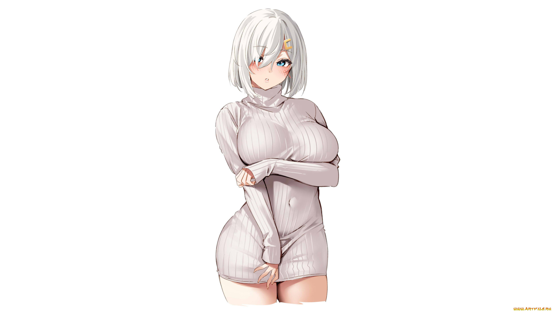 аниме, kantai, collection, hamakaze, kantai, collection