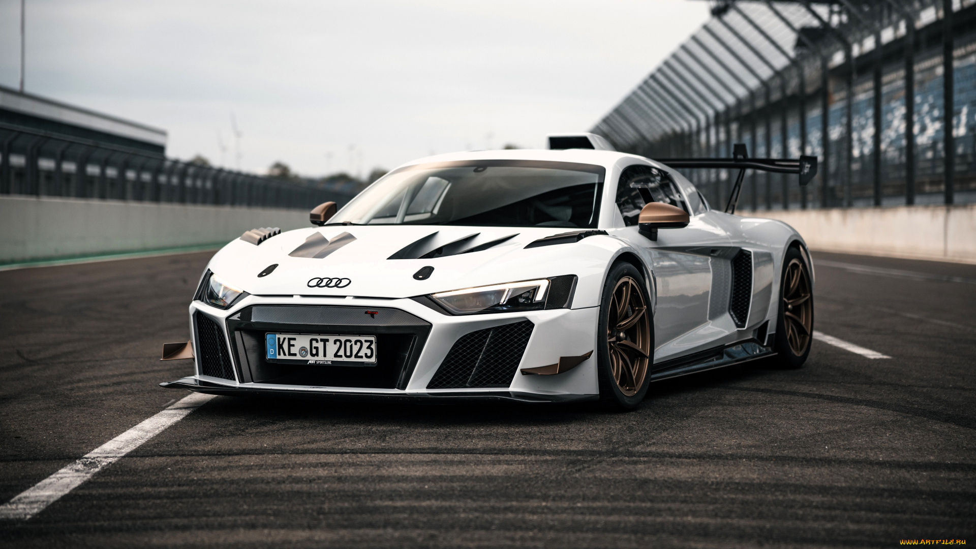 abt, sportsline, xgt, audi, r8, lms, gt2, автомобили, audi, белый, трасса, стадион