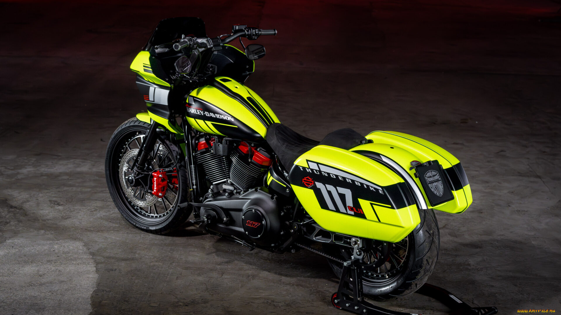 мотоциклы, harley-davidson, softail, low, rider, st, customized, pro-performance