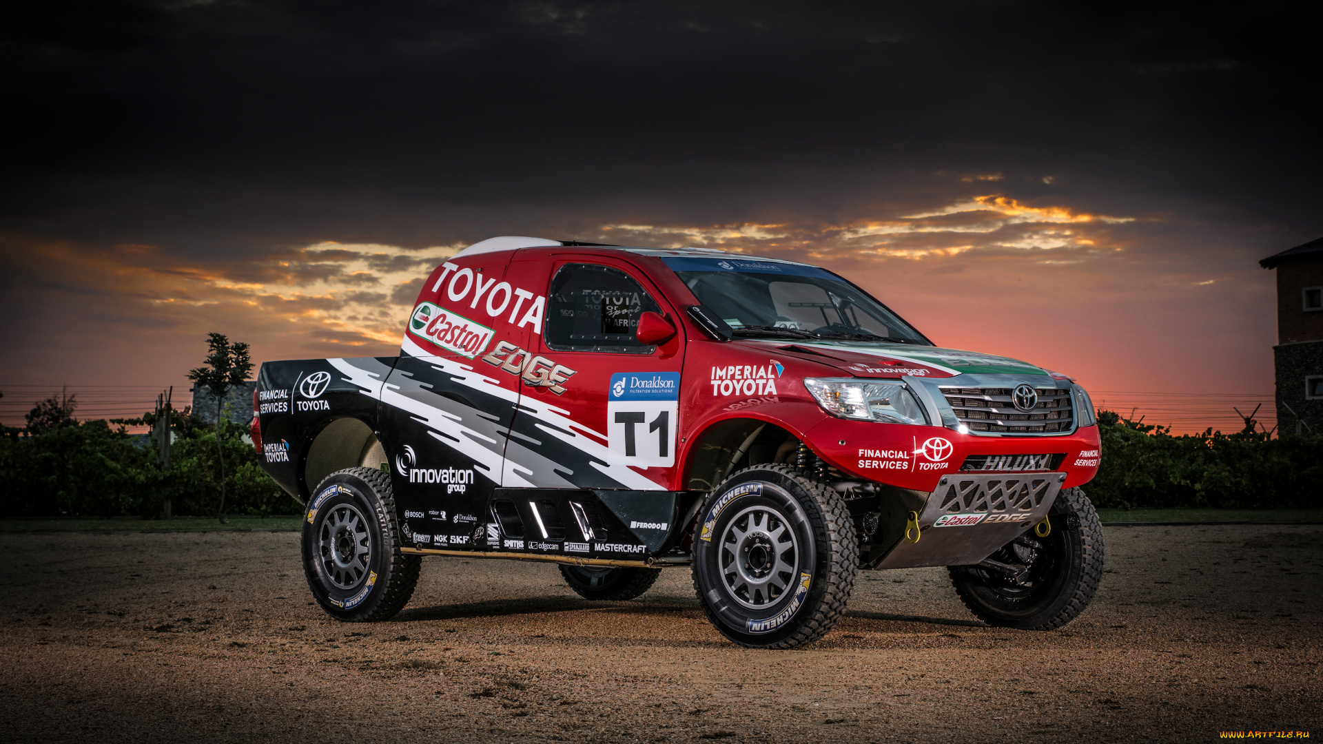 автомобили, toyota, rally, hilux, car