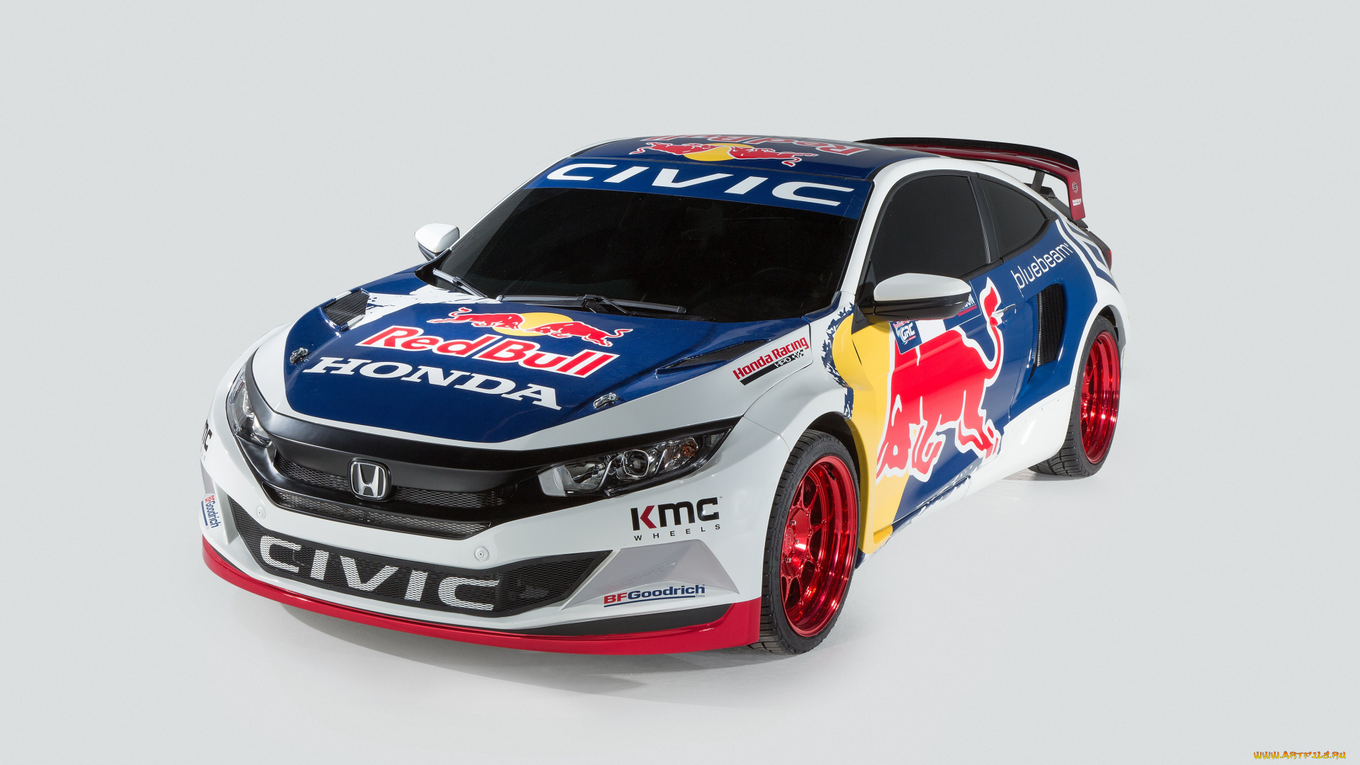 автомобили, honda, 2016г, rallycross, coupe, civic