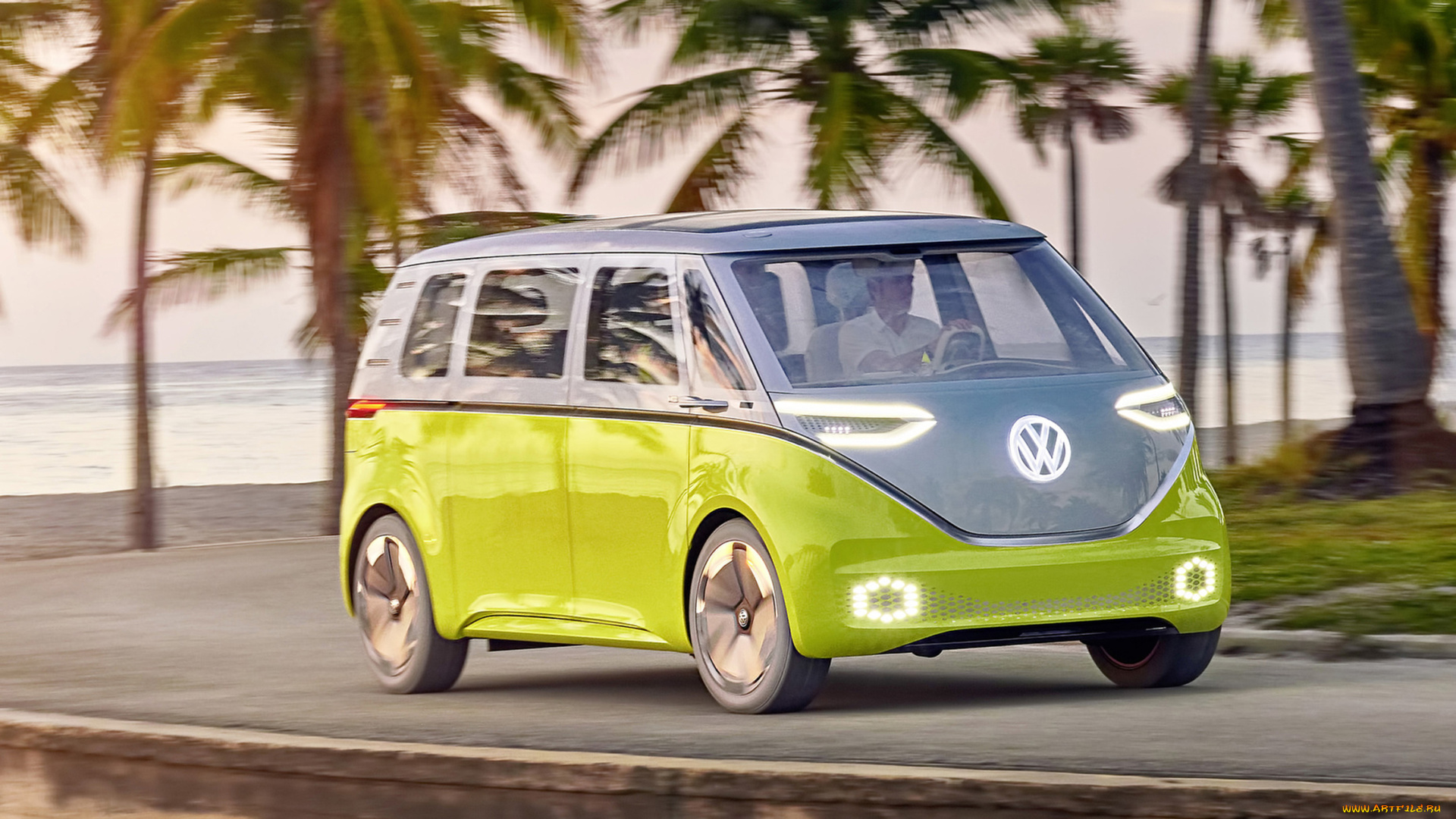 volkswagen, i, , buzz, concept, 2017, автомобили, volkswagen, 2017, concept, buzz, d, i