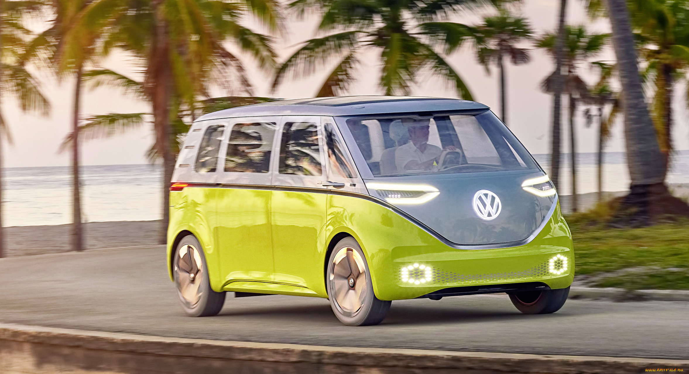 volkswagen, i, , buzz, concept, 2017, автомобили, volkswagen, 2017, concept, buzz, d, i