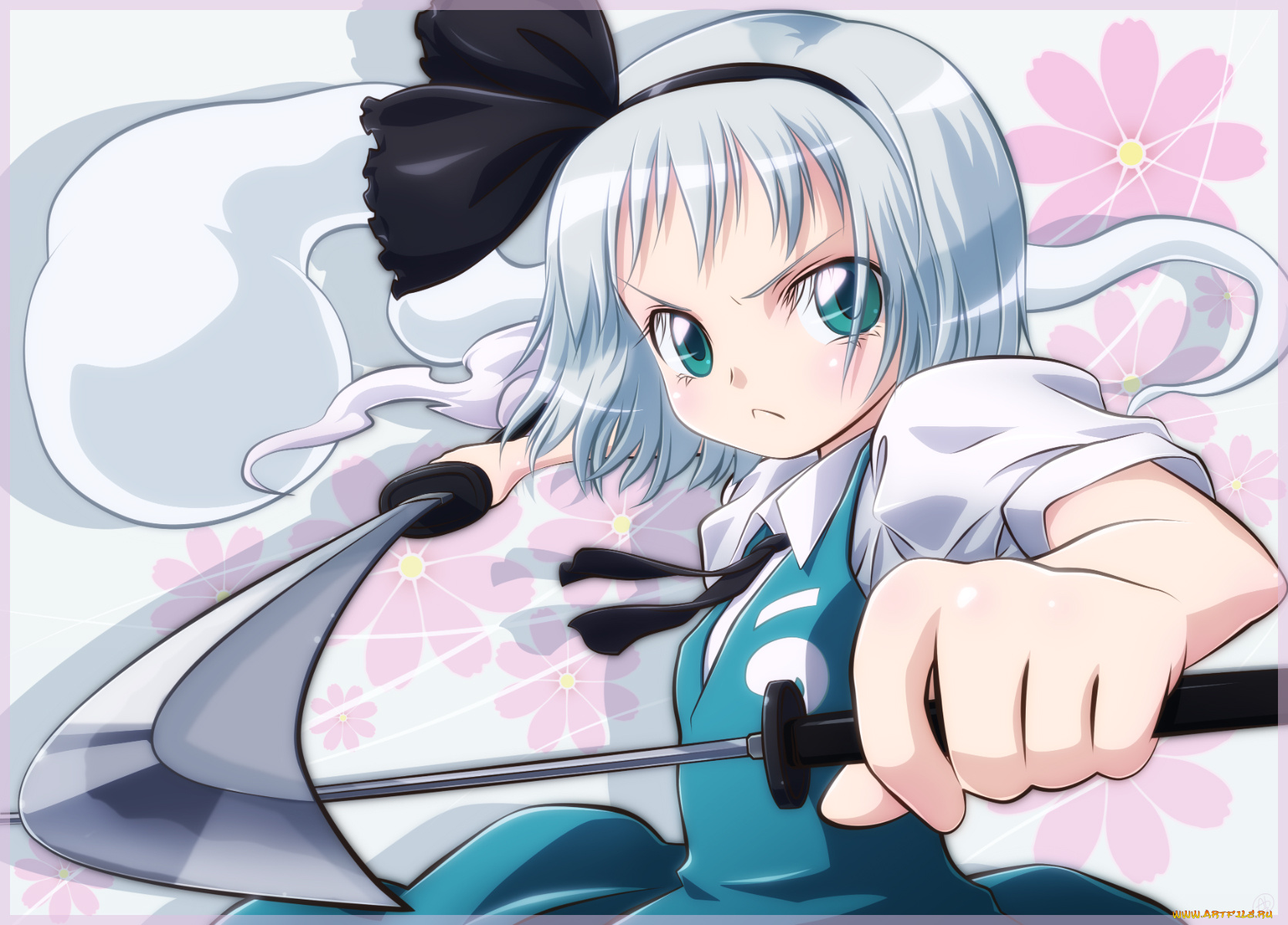 konpaku, youmu, аниме, touhou