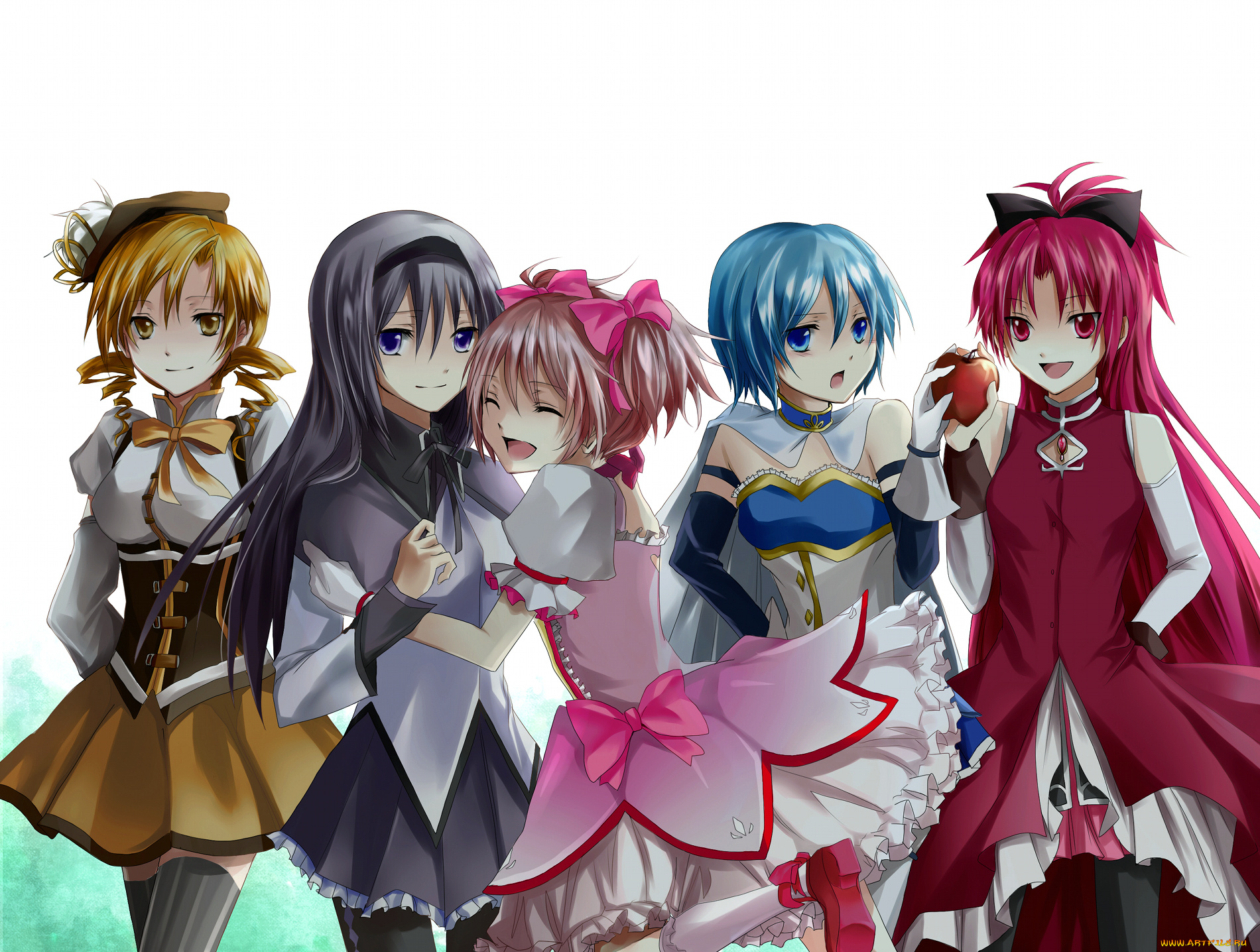 аниме, mahou, shoujo, madoka, magika, magica