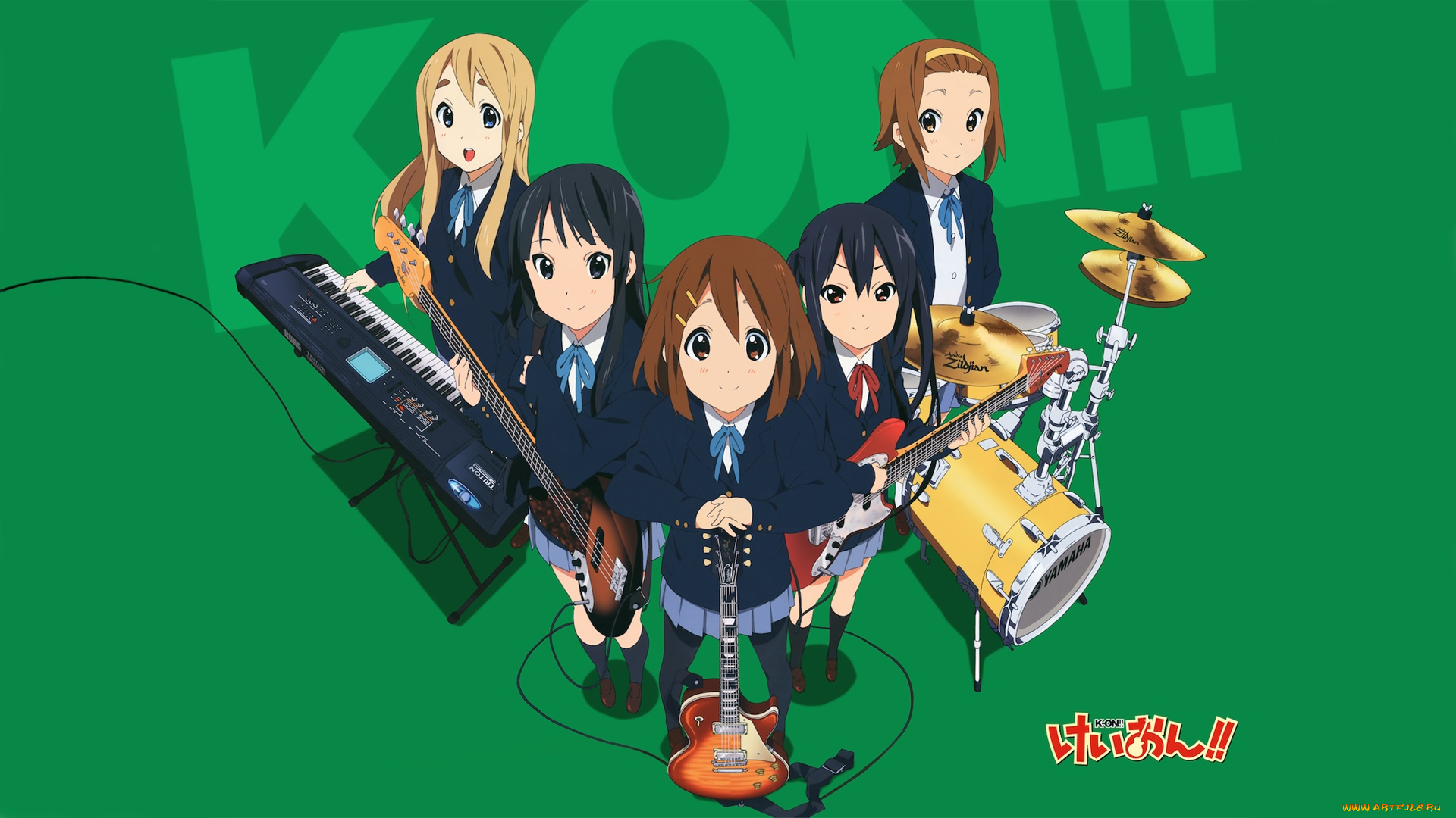 аниме, on, k-on