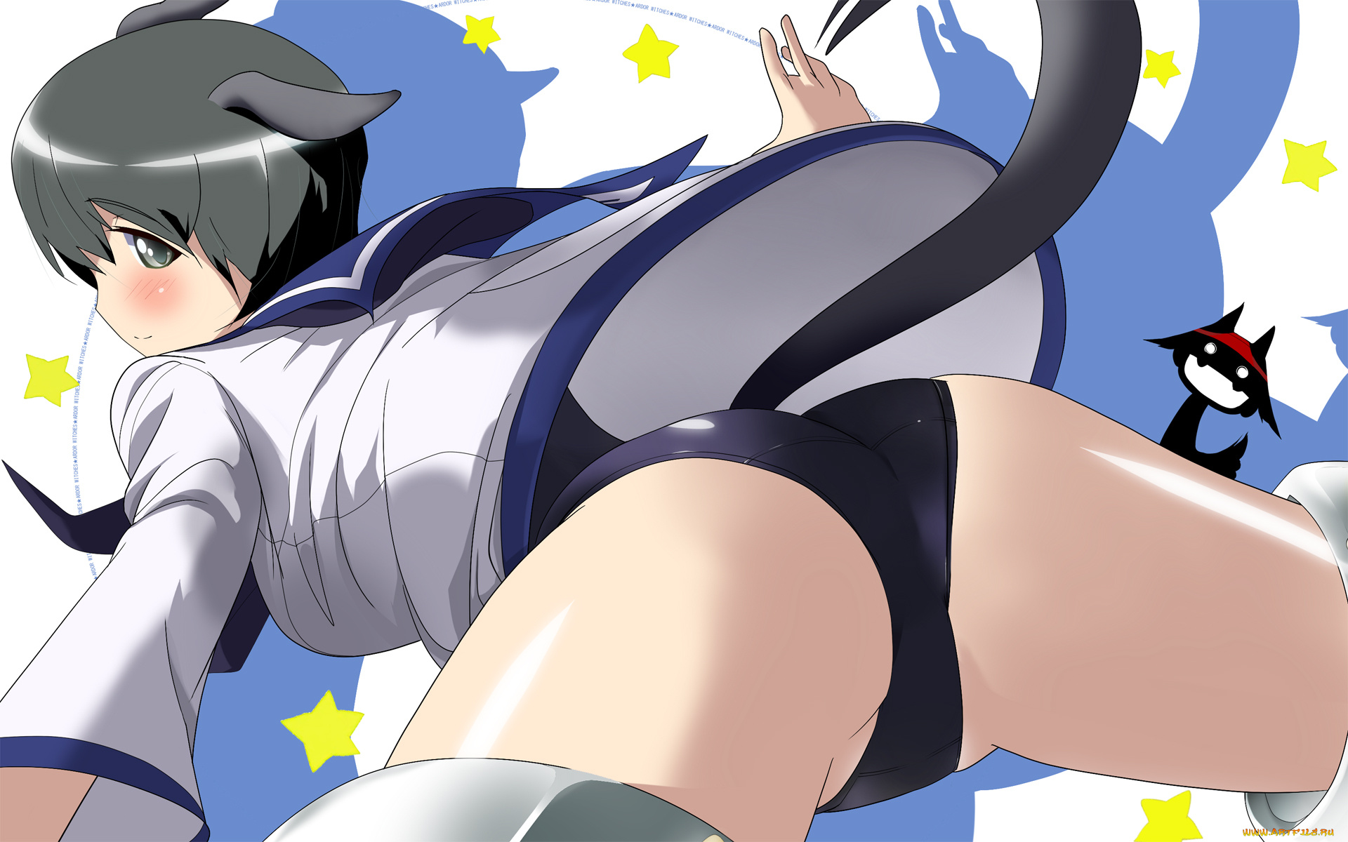 аниме, strike, witches