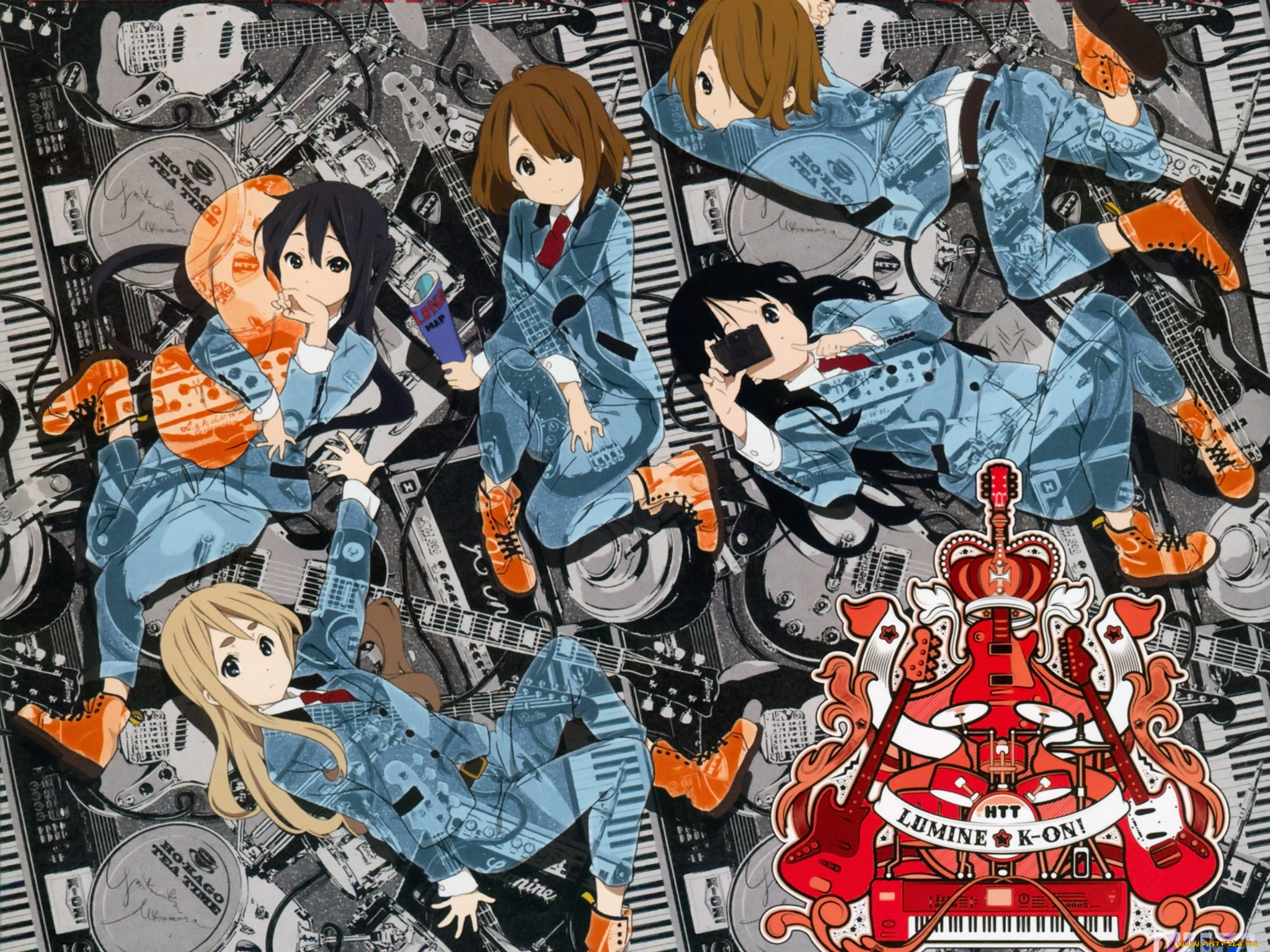 аниме, on, k-on