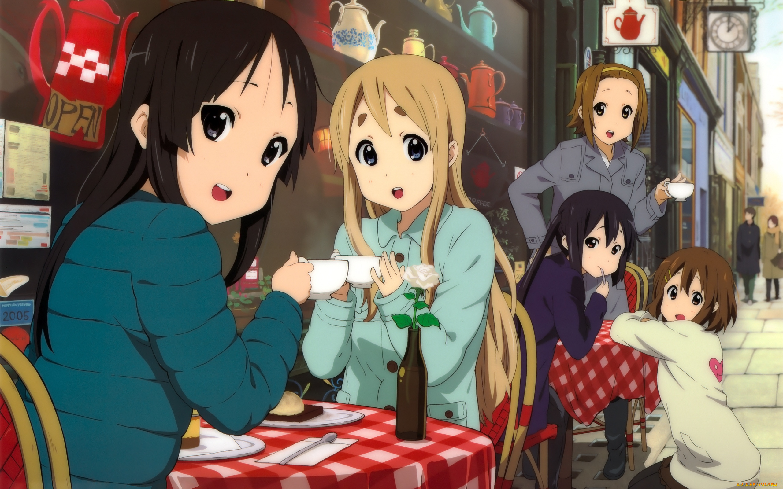 аниме, on, k-on