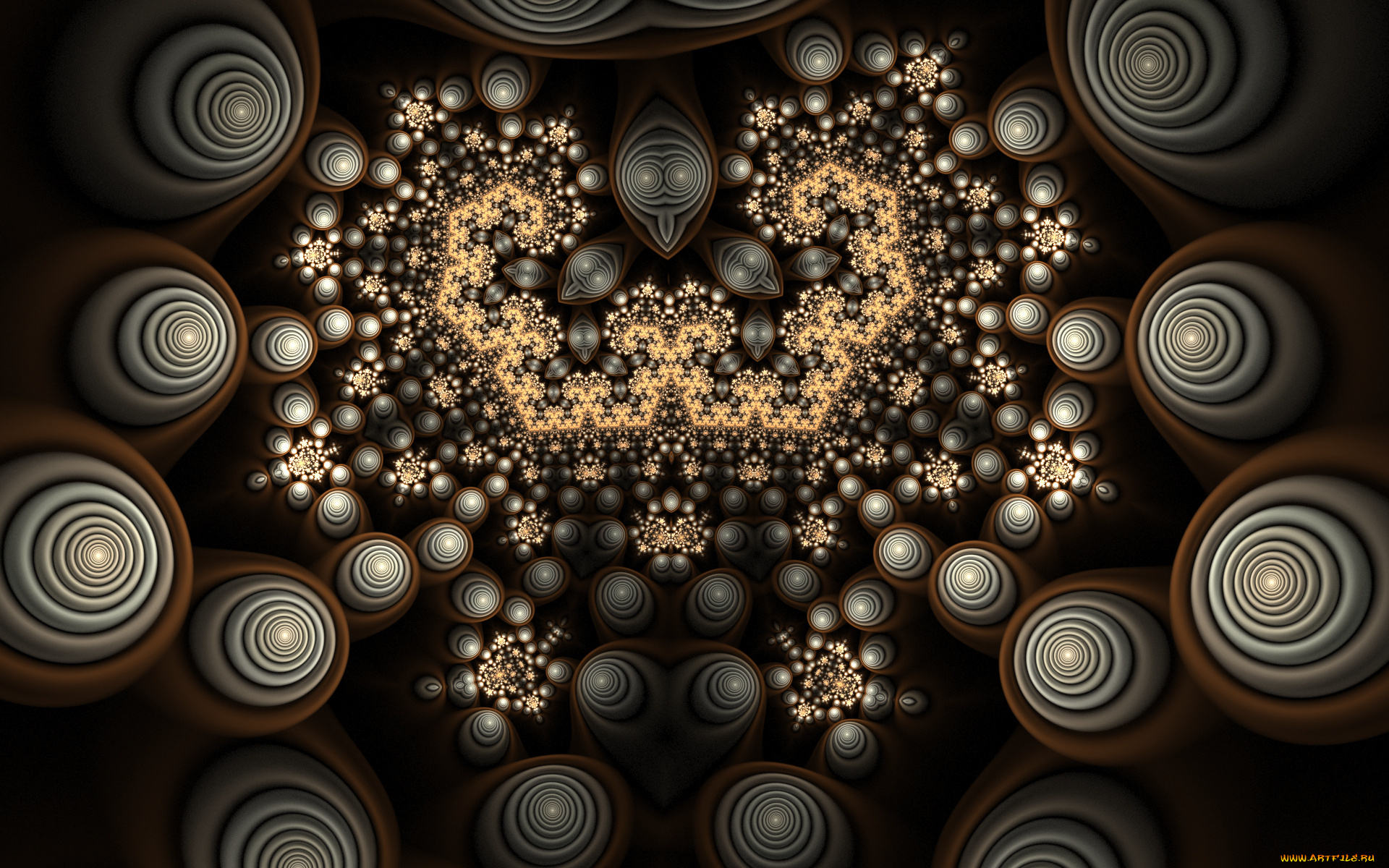 3д, графика, fractal, , фракталы, цвета, узор, фон