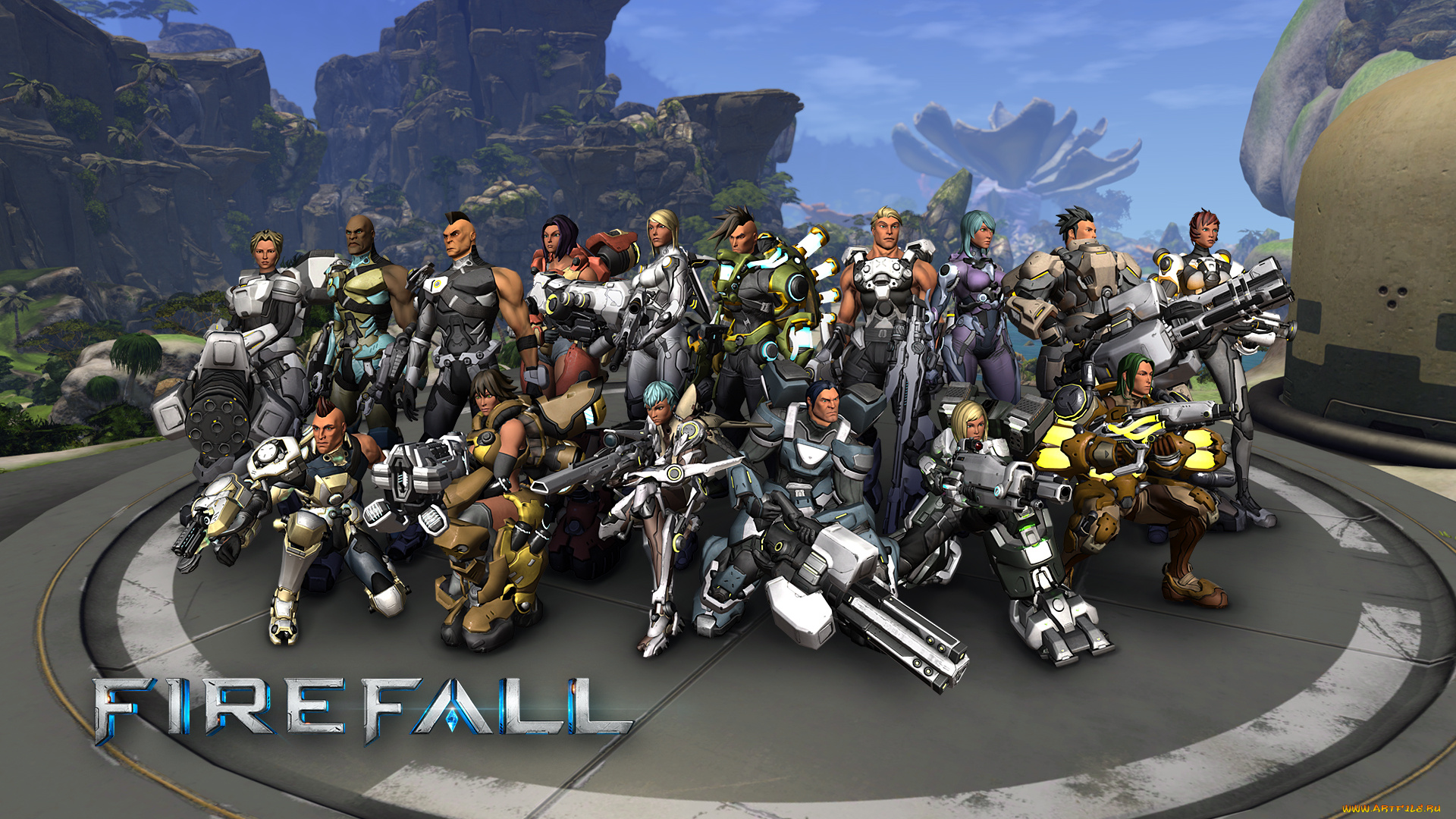 firefall, видео, игры, -, firefall, игра, онлайн, шутер, action