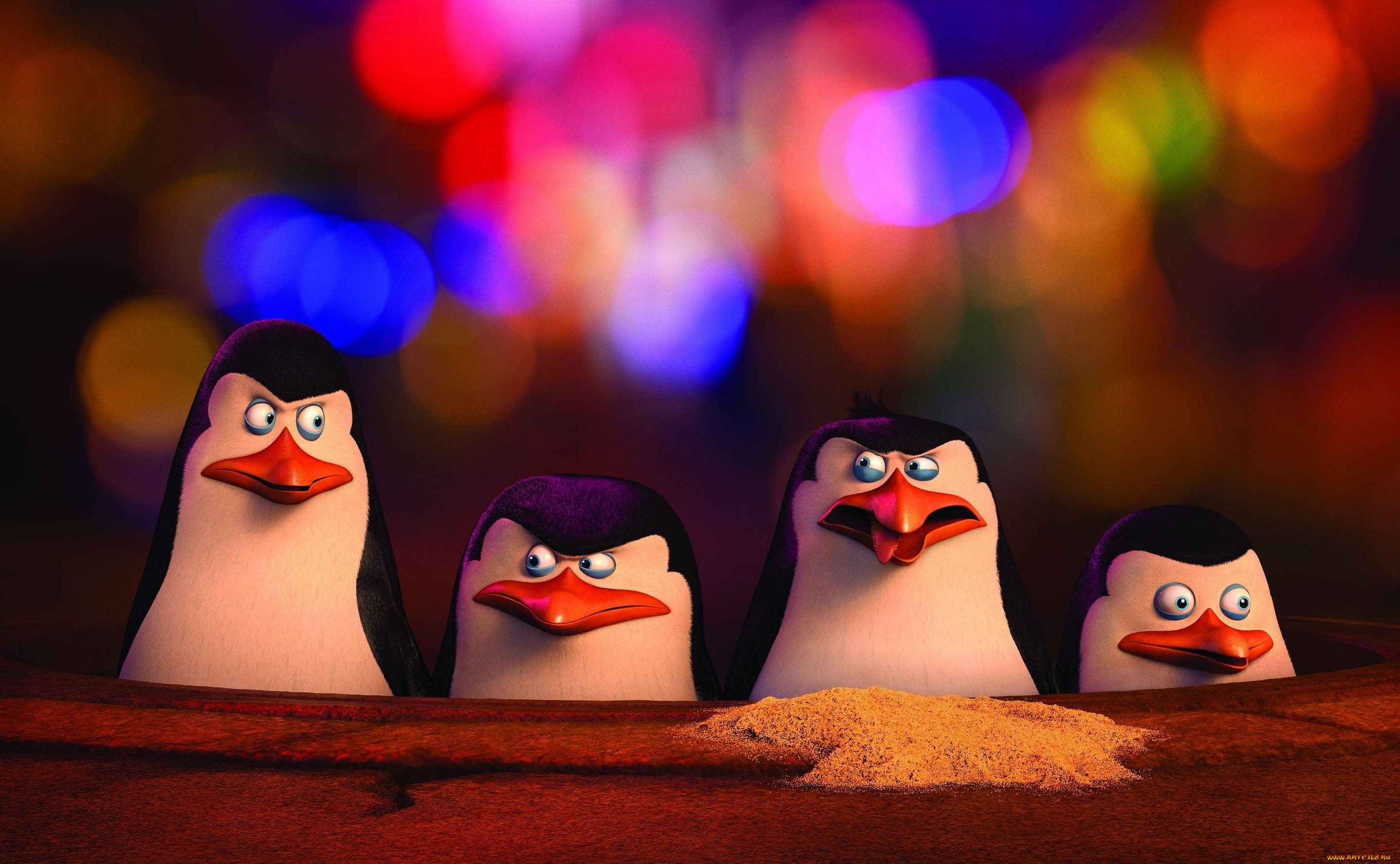 пингвины, мадагаскара, мультфильмы, madagascar, пингвины, мадагаскара