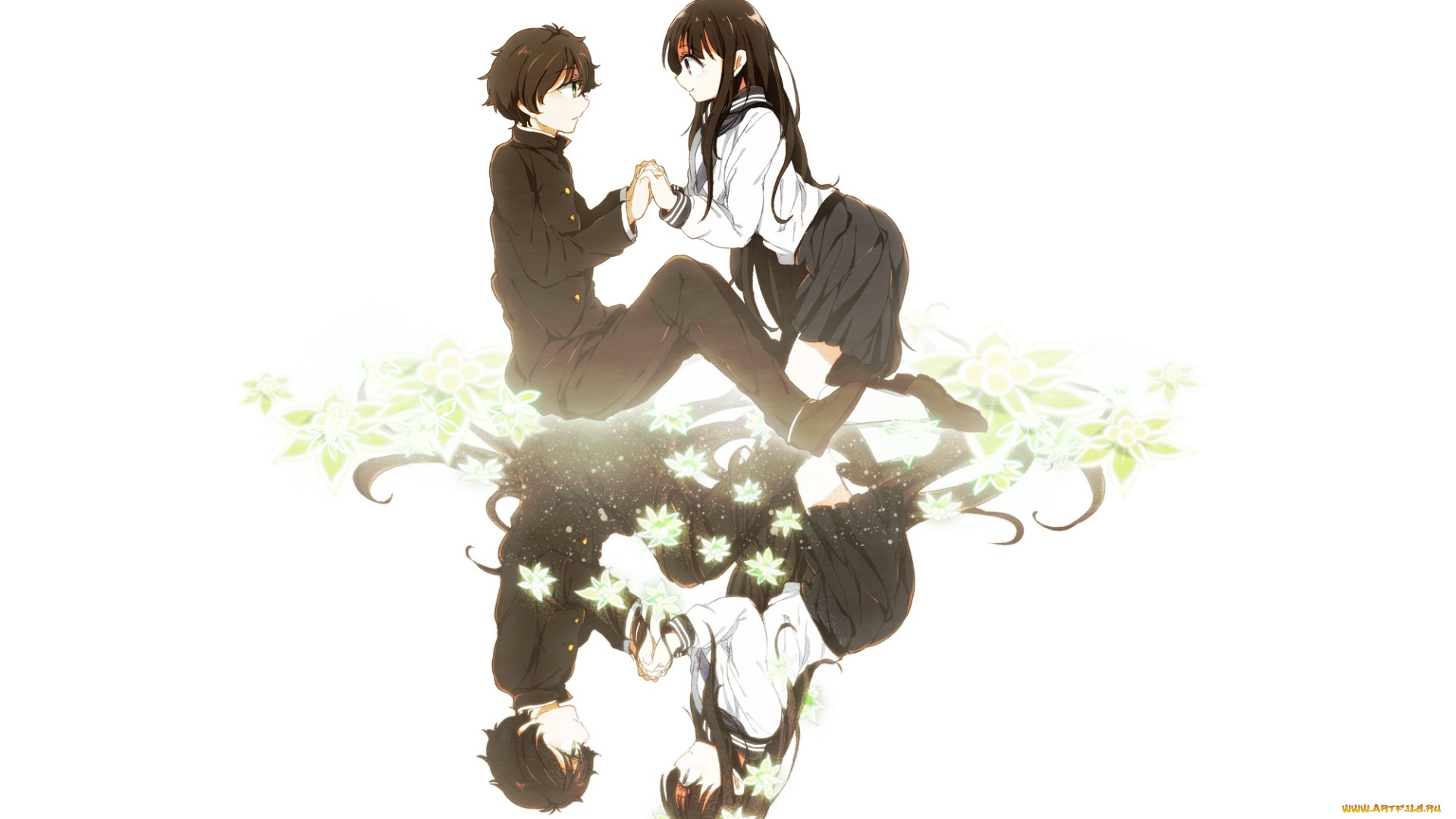 аниме, hyouka, пара