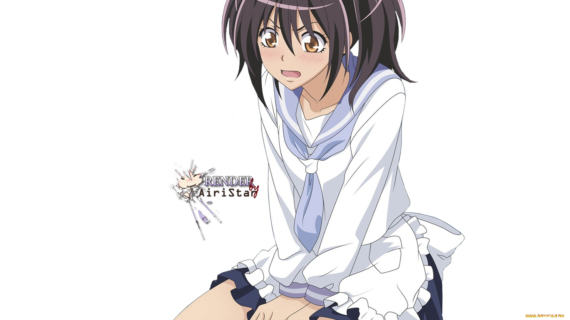 аниме, kaichou, wa, maid-sama, девушка