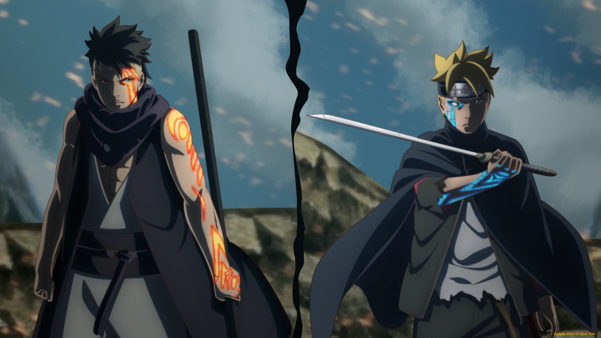 аниме, naruto, sword, seal, anime, ninja, shinobi, doujutsu, hitaiate, nukenin, konoha, by, narutorenegado, uzumaki, boruto, the, next, generation, kekkei, genkai, ken, katana, kawaki, impure, byakugan, fuuinjutsu