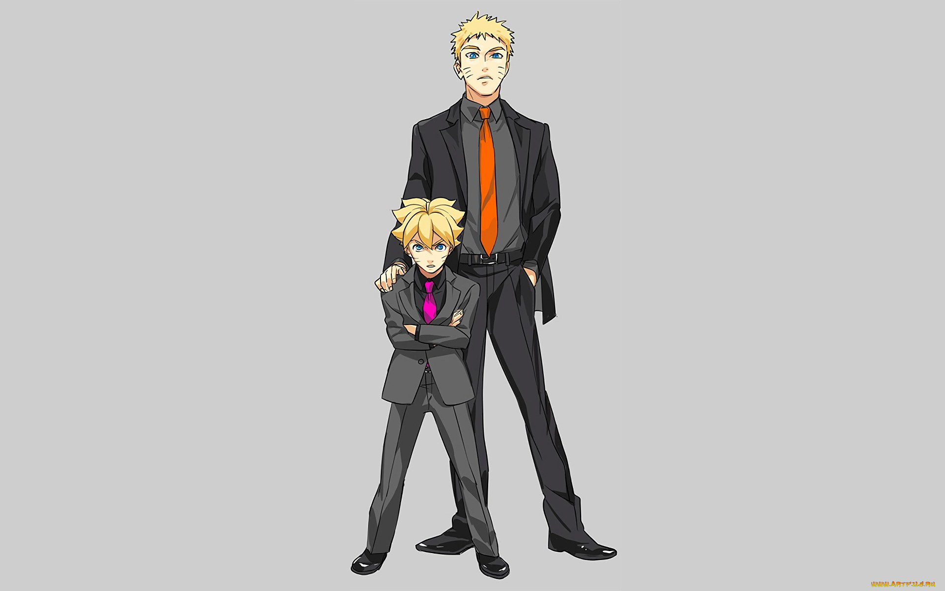 аниме, naruto, family, uzumaki, boruto