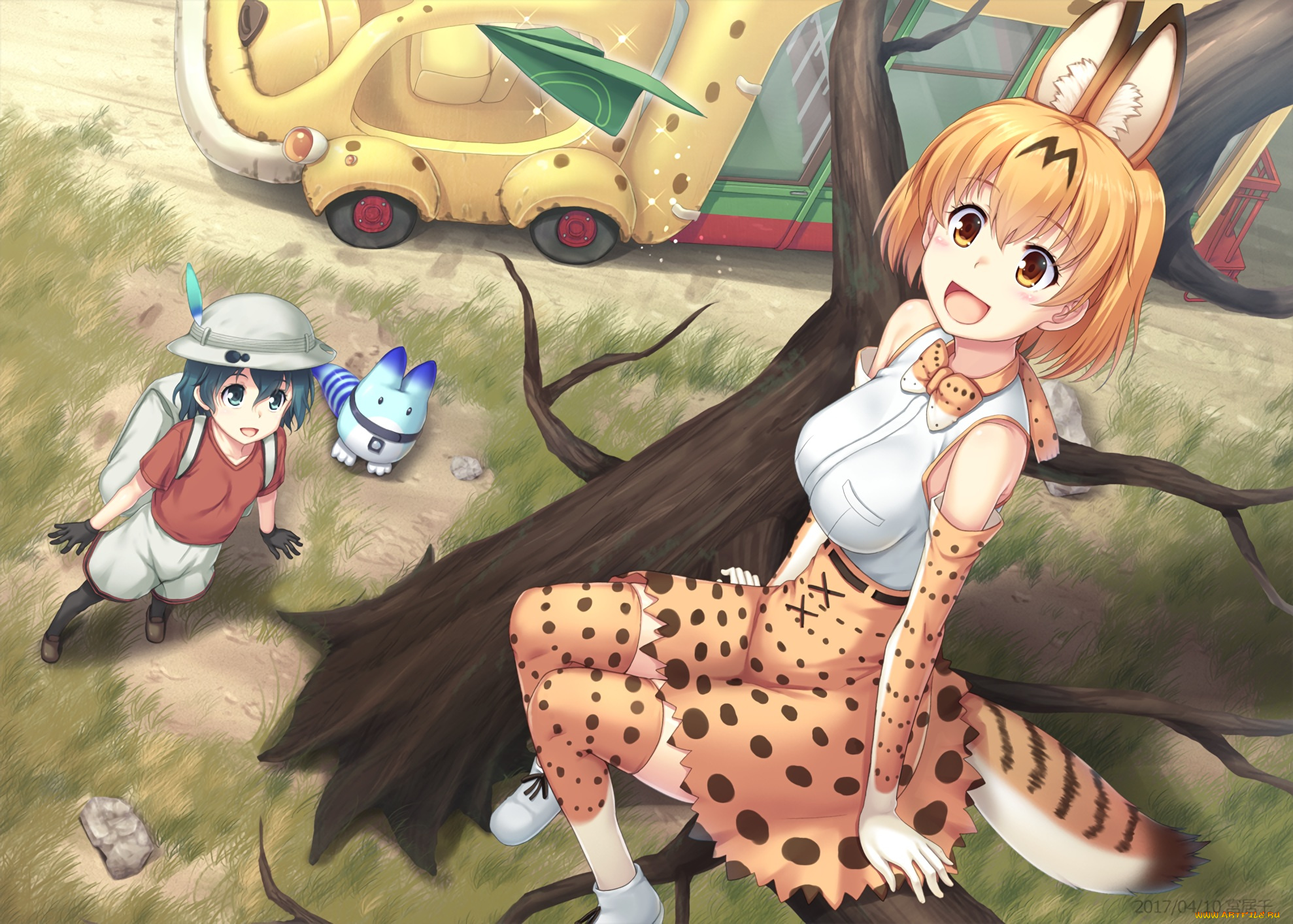 аниме, kemono, friends, kemono, friends