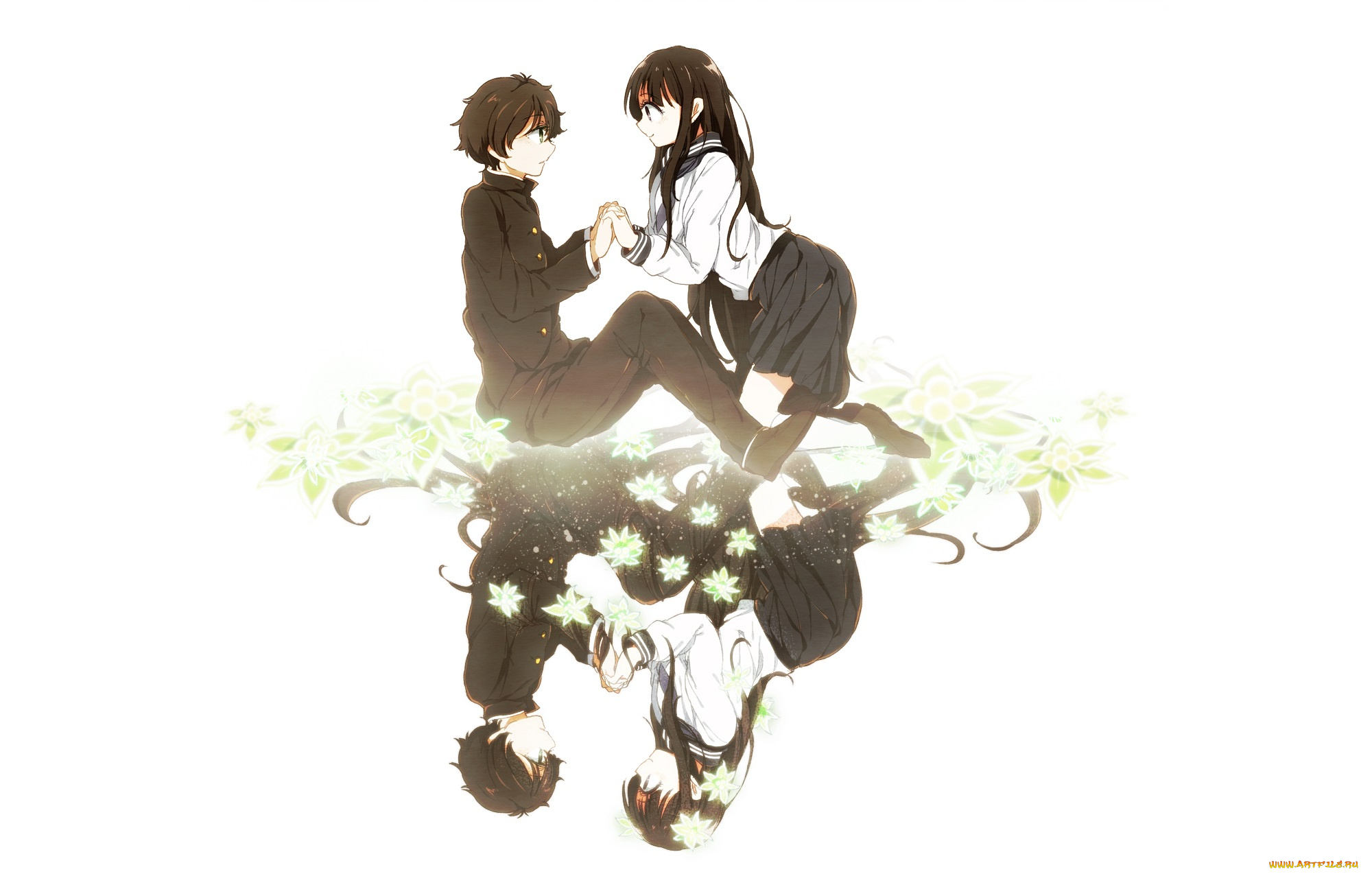 аниме, hyouka, пара